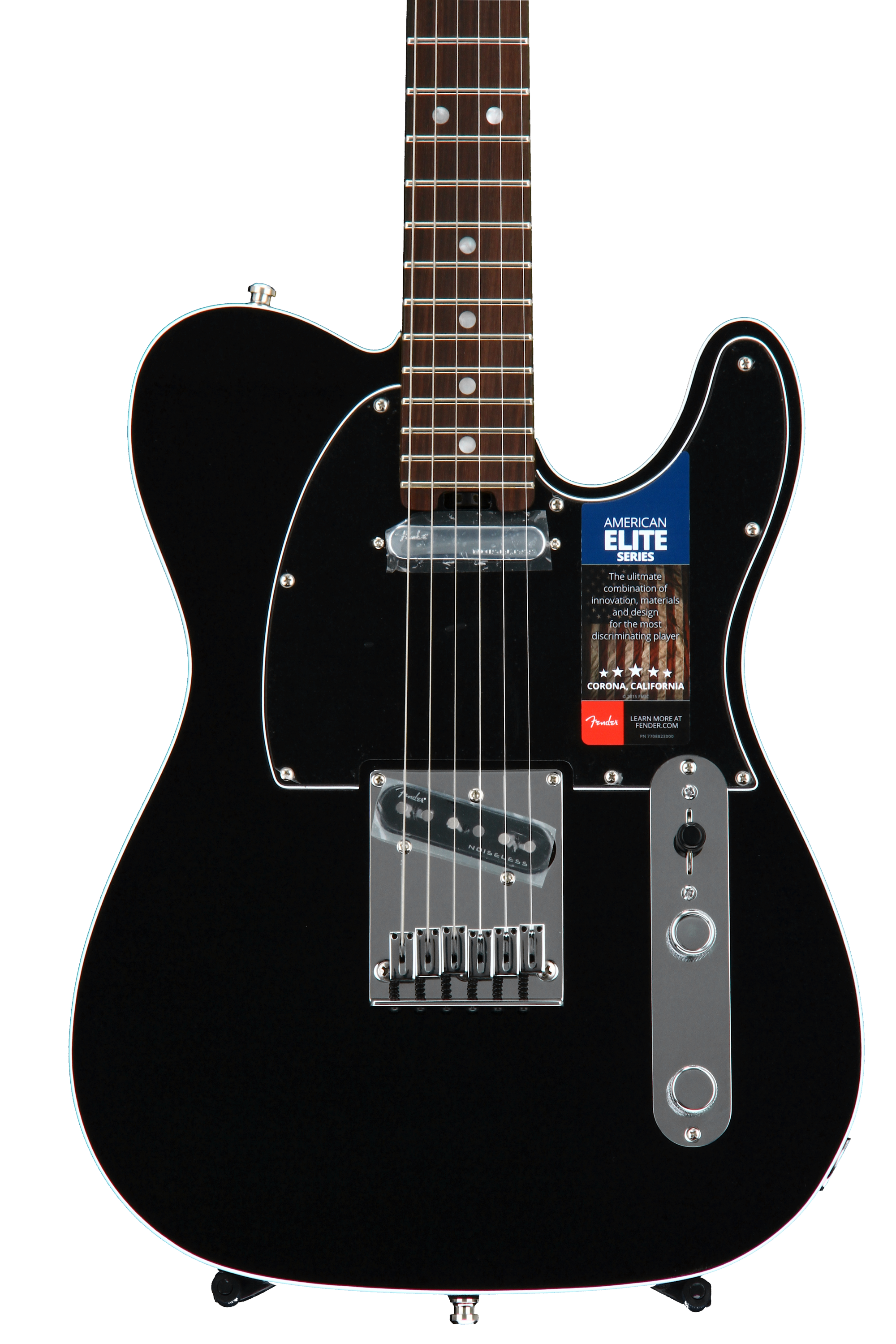 ギター Fender American Elite Telecaster Fender American Elite Telecaster - Mystic Black with Rosewood