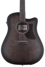 Photo of Ibanez AAD50CETCB Advanced Acoustic-electric Guitar - Transparent Charcoal Burst