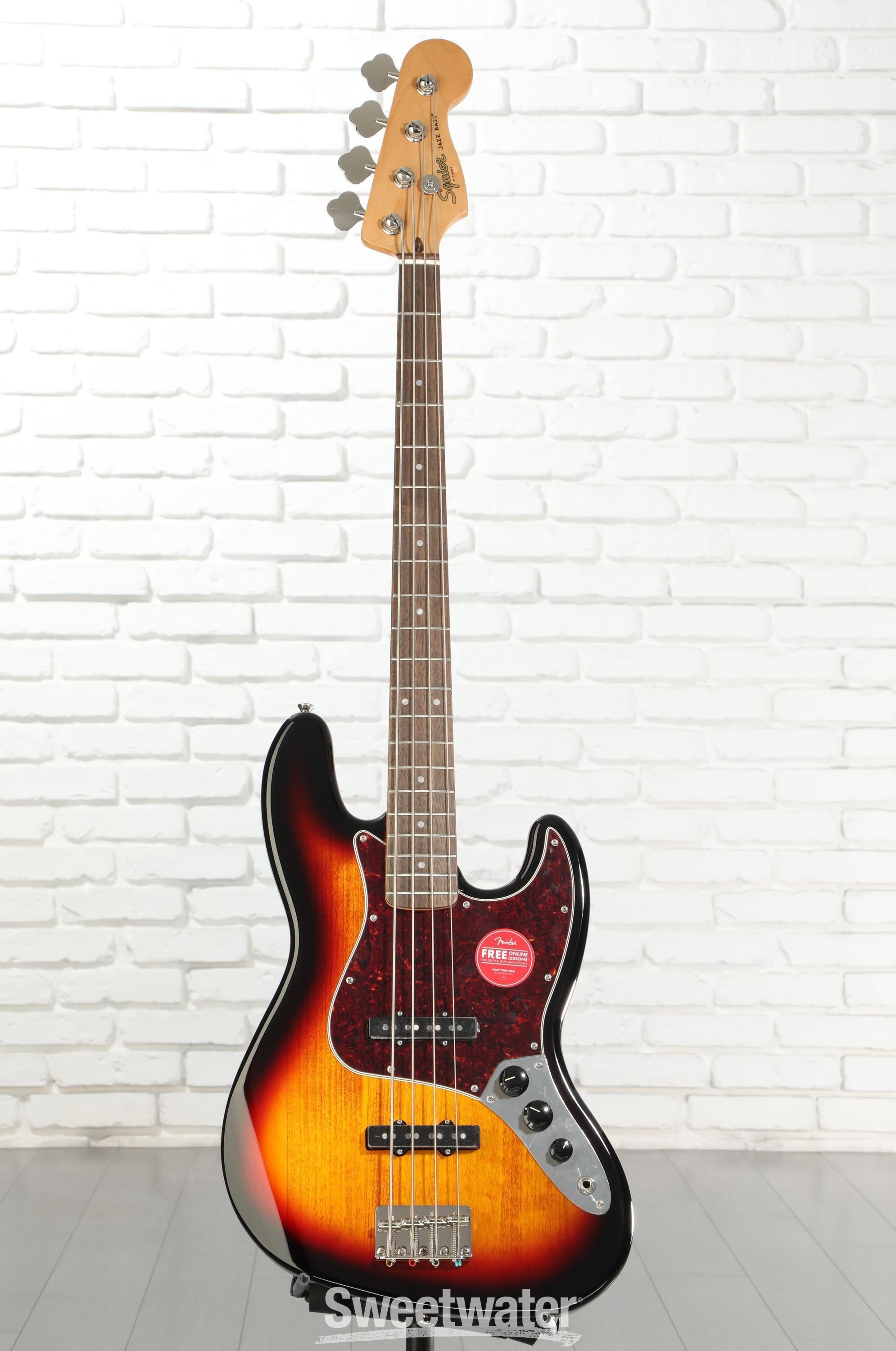 Squier Classic Vibe '60s Jazz Bass - 3-Tone Sunburst | Sweetwater