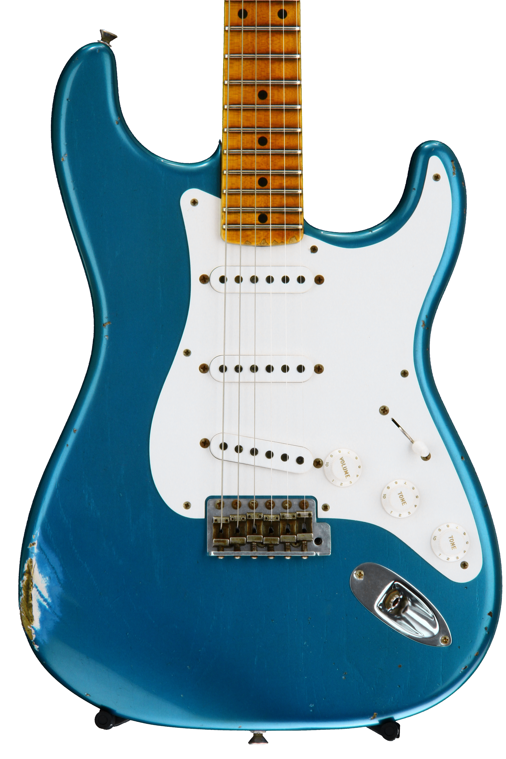 Fender Custom Shop 1955 Relic Stratocaster - Aged Lake Placid Blue