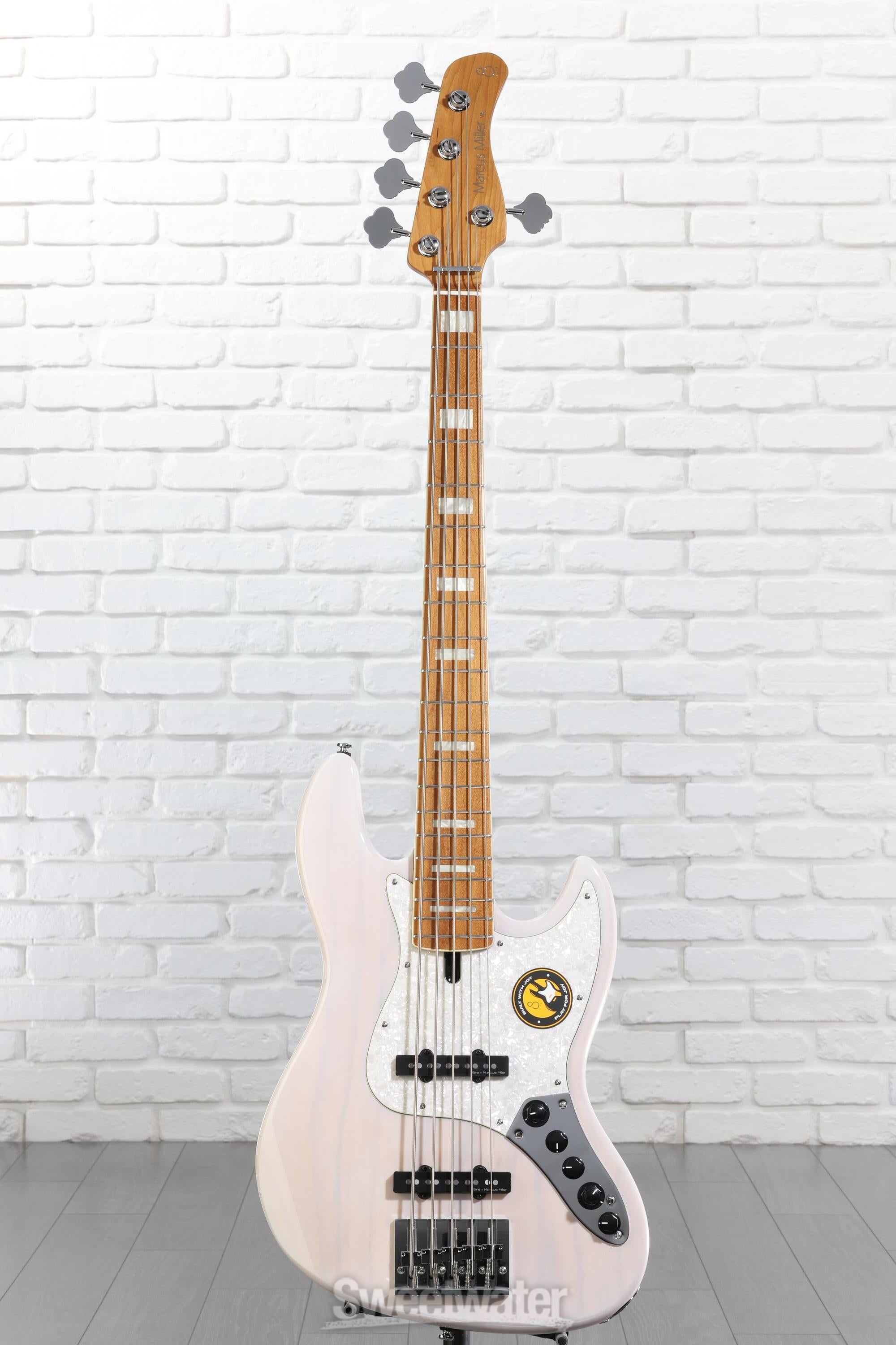 Sire Marcus Miller V8 5-string Electric Bass - White Blonde