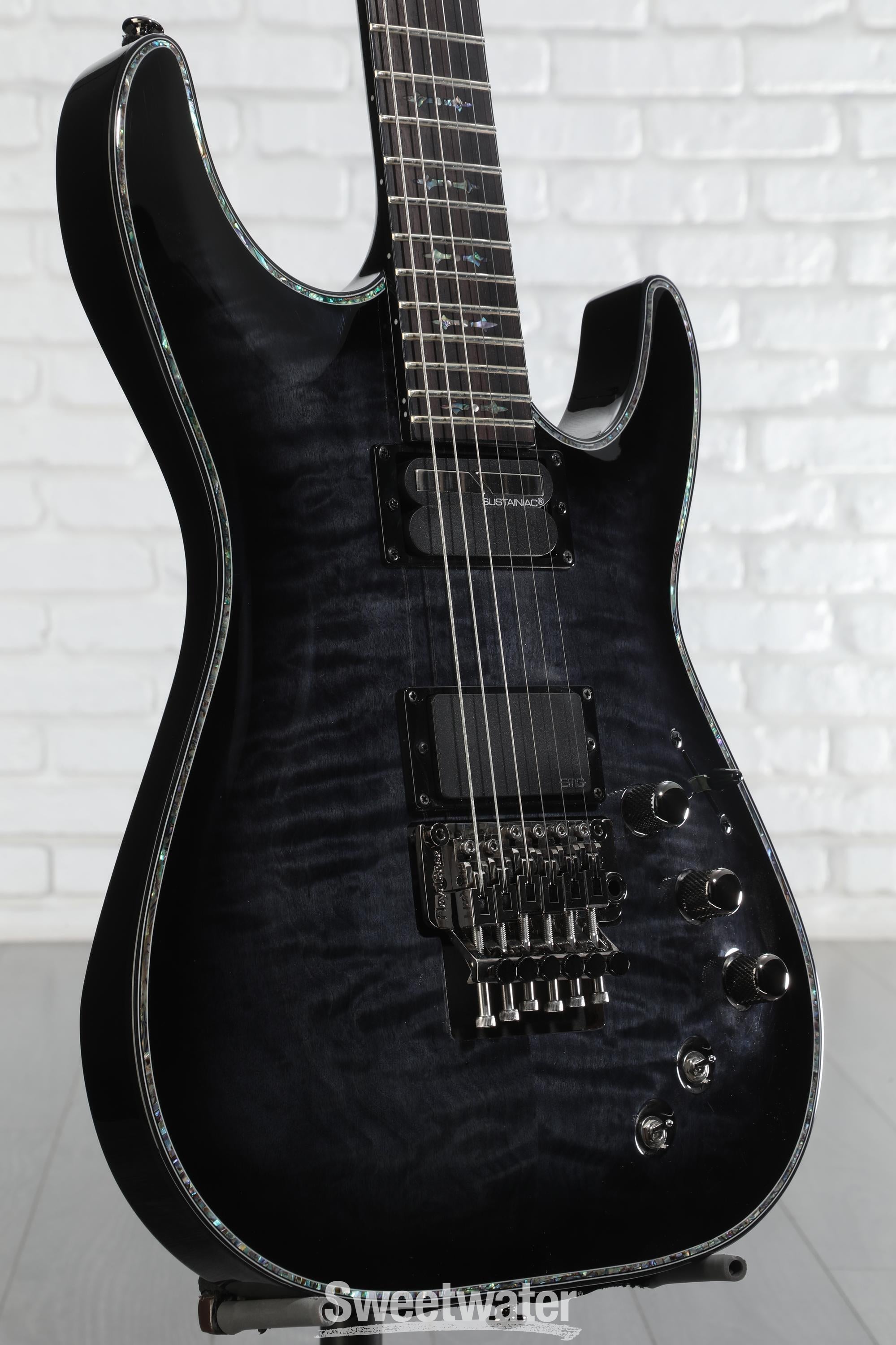 Schecter Hellraiser C-1 FR-S - Trans Black Burst