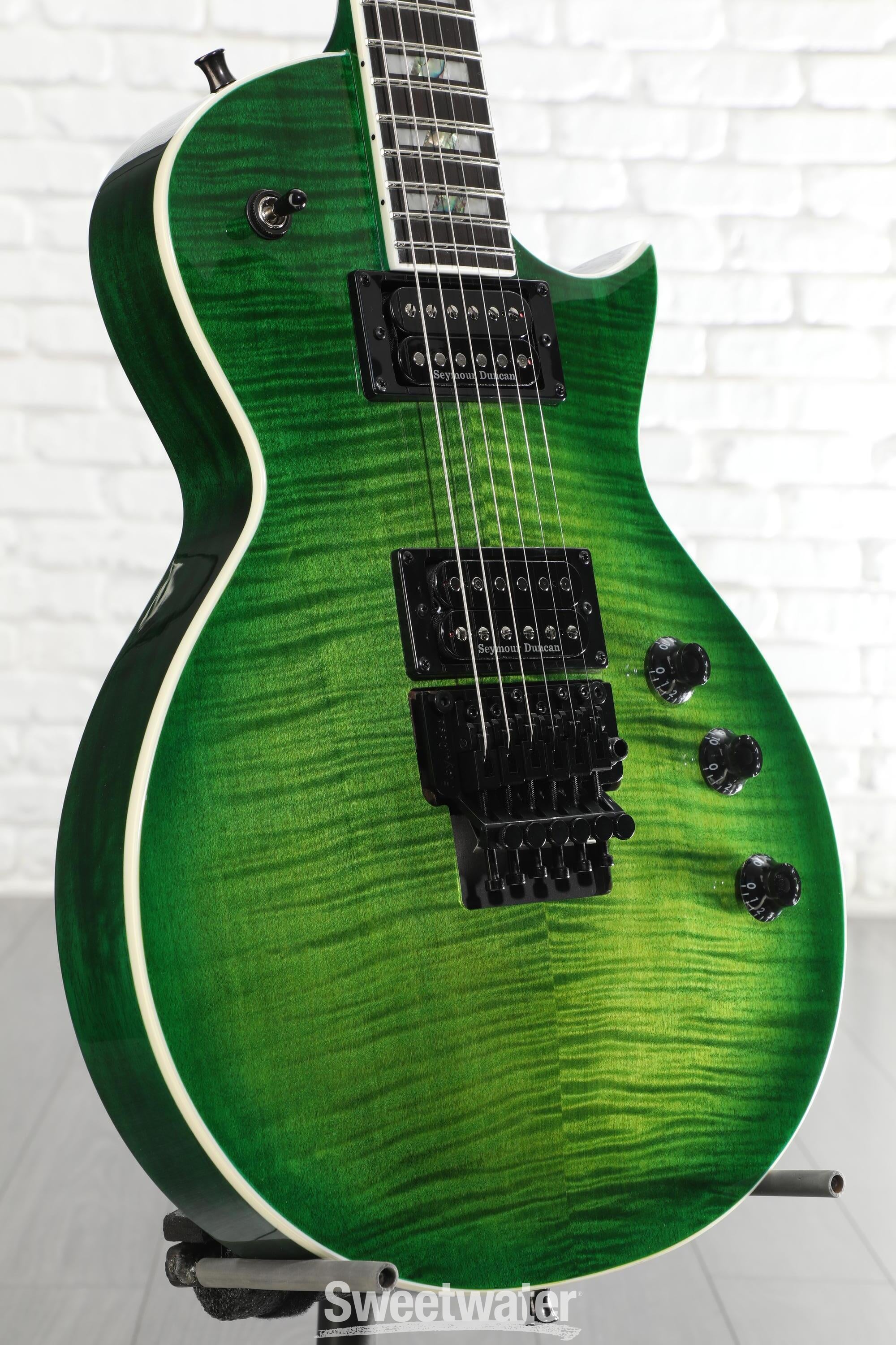 24エクスセンス　SKA ESP LTD Alex Skolnick AS-1 Signature Electric Guitar - Lime Burst