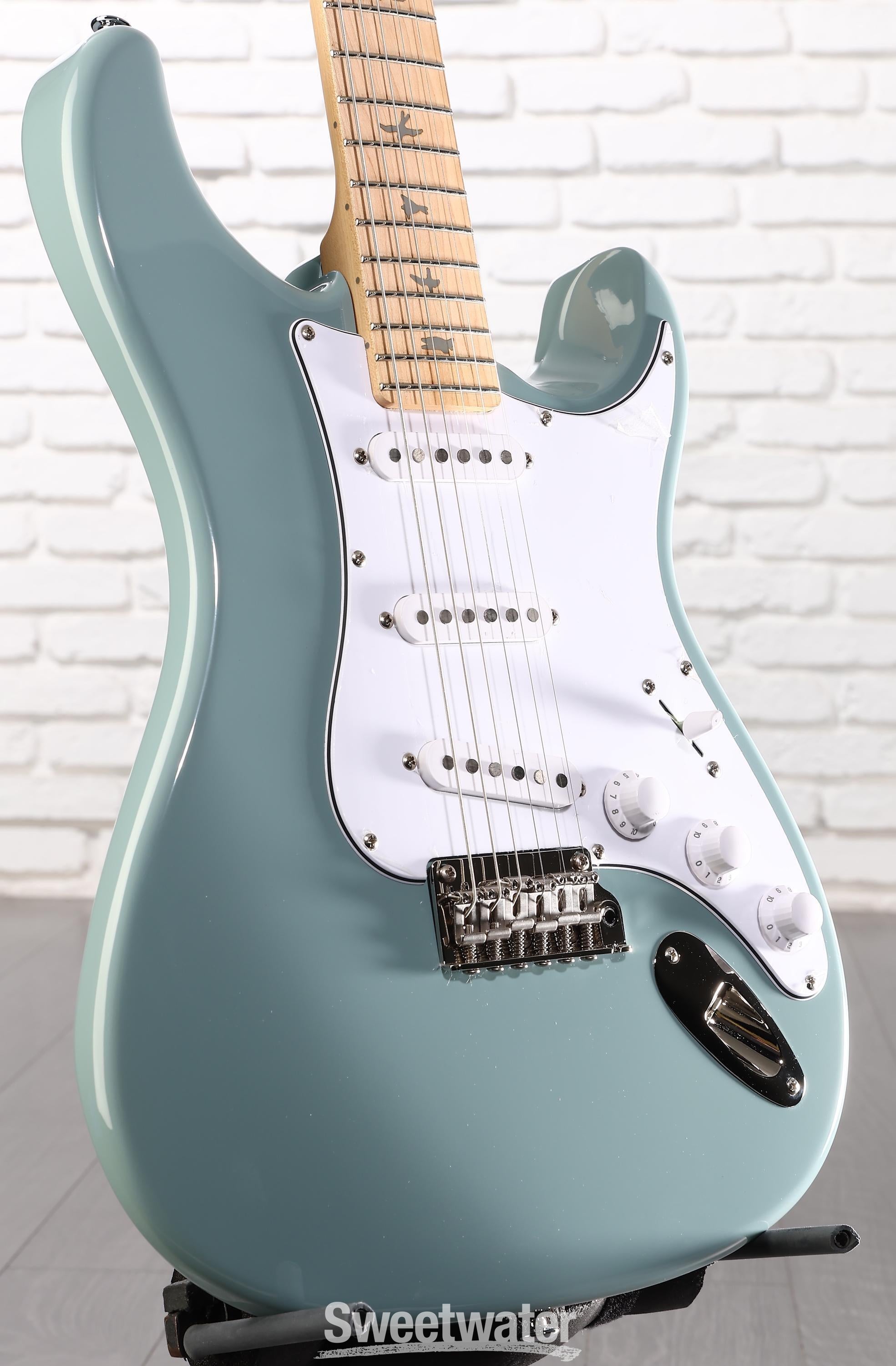 Photo of PRS SE Silver Sky Electric Guitar - Stone Blue, Maple Fingerboard