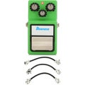 Photo of Ibanez TS9 Tube Screamer Overdrive Pedal with 3 Patch Cables