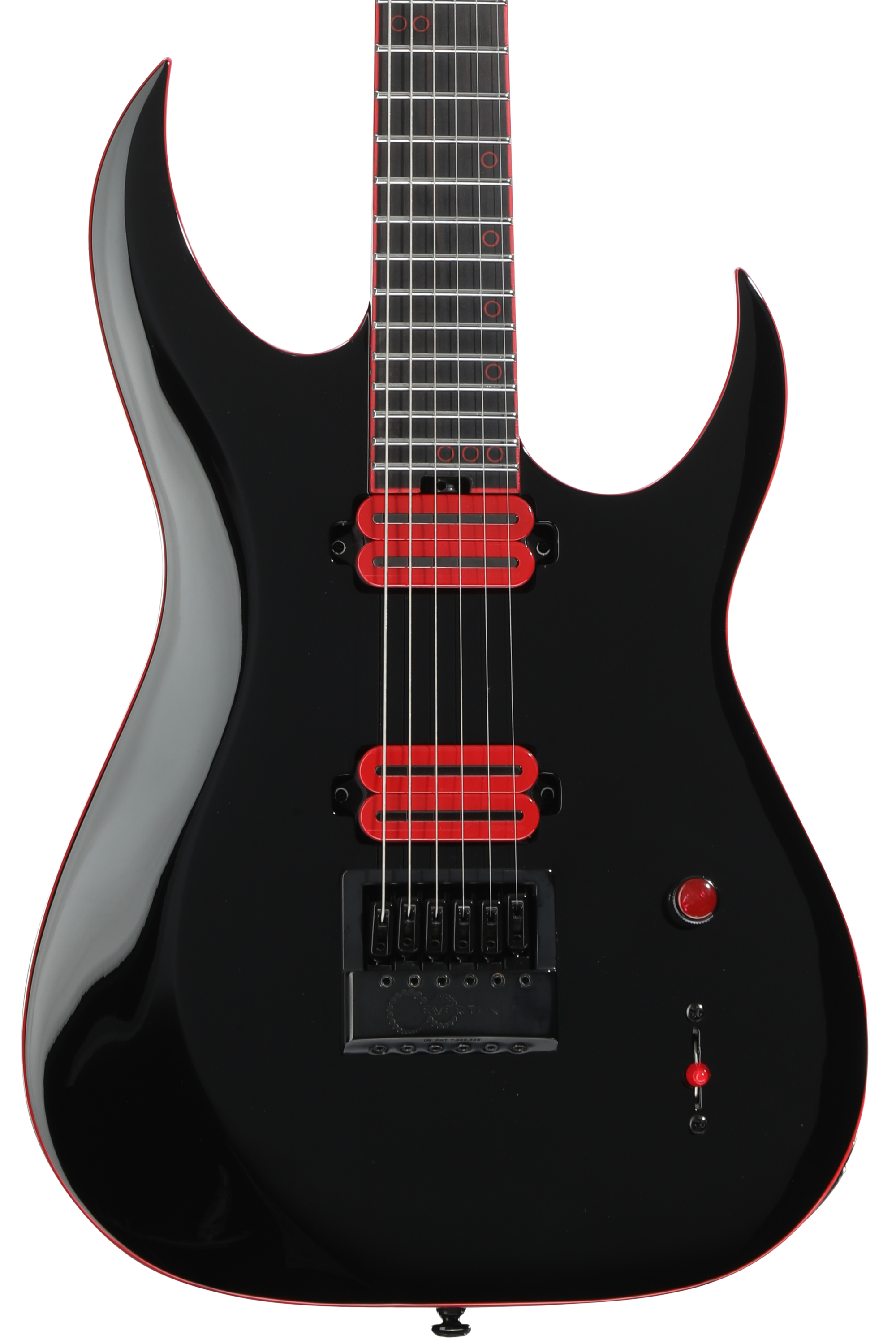 Schecter Sunset-6 ET Red Dawn Electric Guitar - Gloss Black