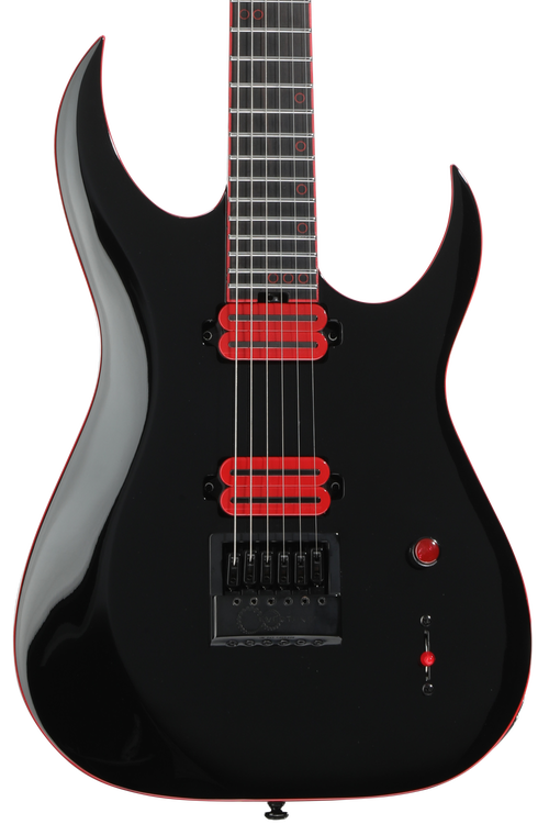 Schecter Sunset-6 ET Red Dawn Electric Guitar - Gloss Black