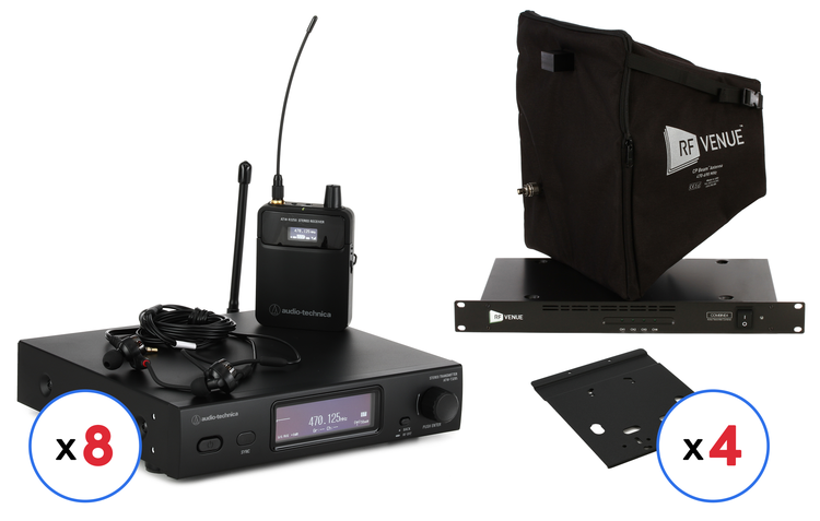 Audio-Technica ATW-3255 In-ear Monitor System - 8 Channel