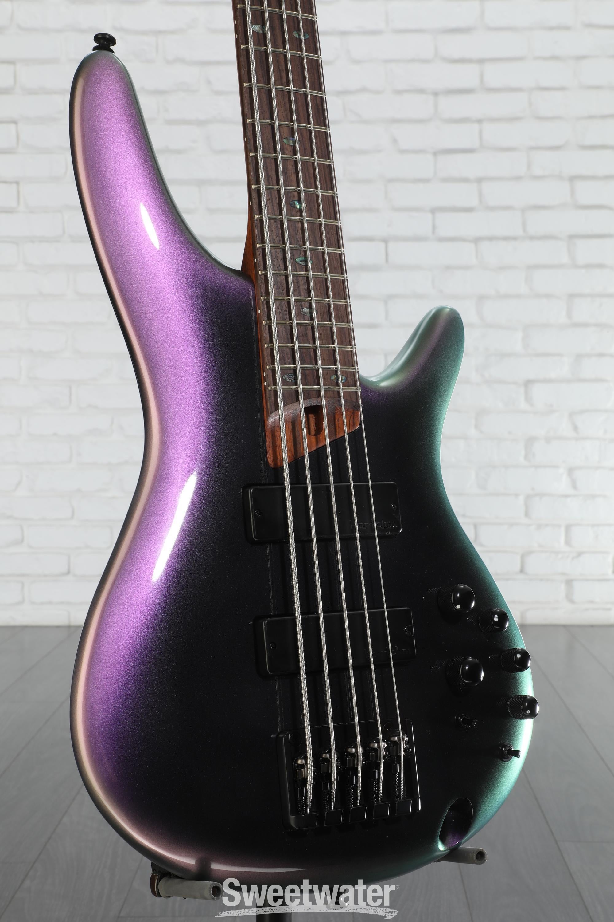 Ibanez SR505 ブラック Amazon.com: Ibanez SR505E Bass Guitar - Black Aurora Burst