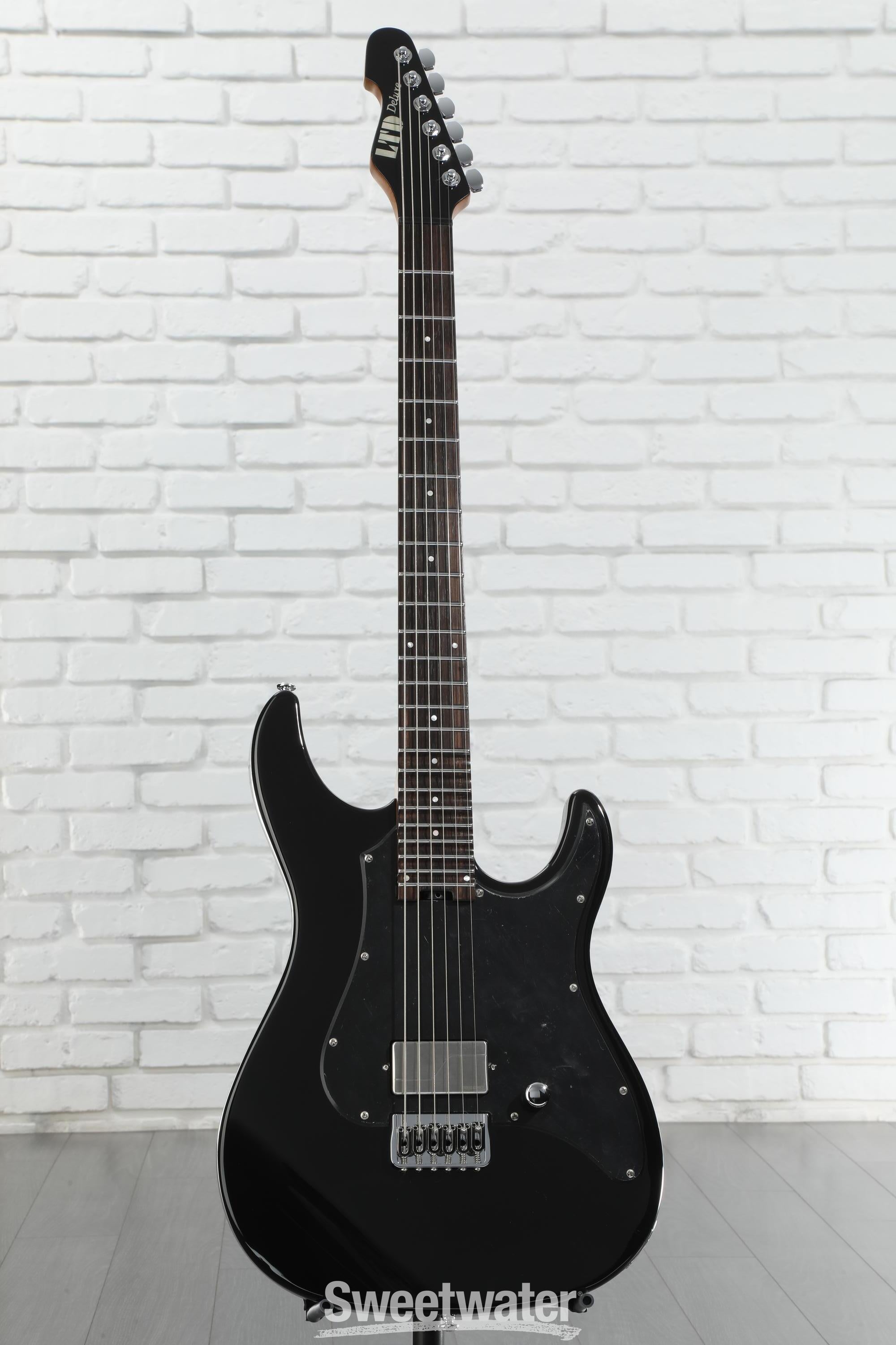 ESP LTD SN-1 Baritone Electric Guitar - Black | Sweetwater