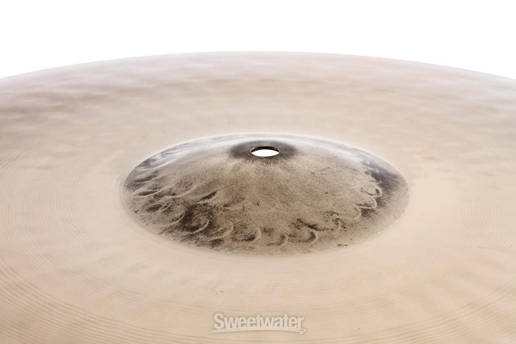 Sabian 21 inch HHX Raw Bell Dry Ride Cymbal - Brilliant Finish  