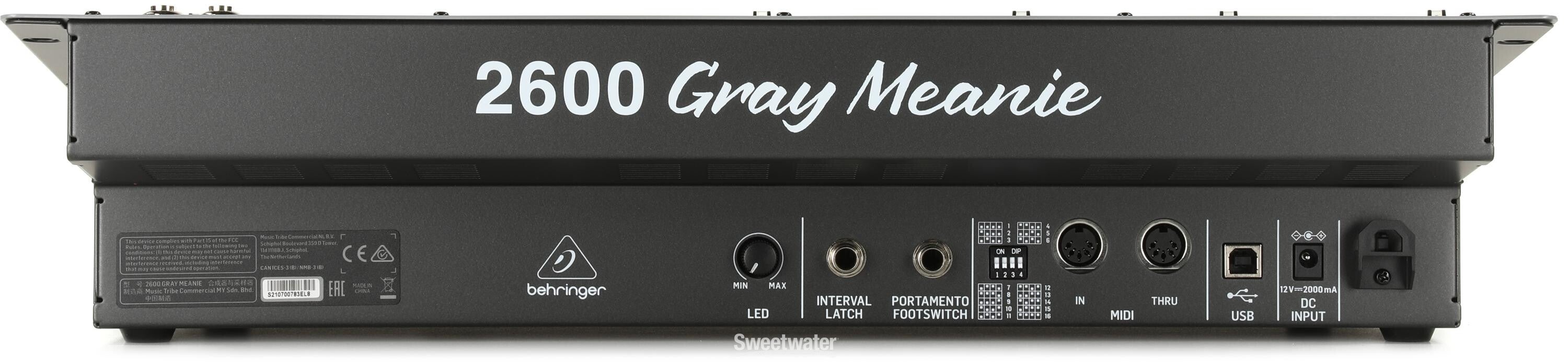 Behringer 2600 Gray Meanie Limited-Edition Analog Semi-modular