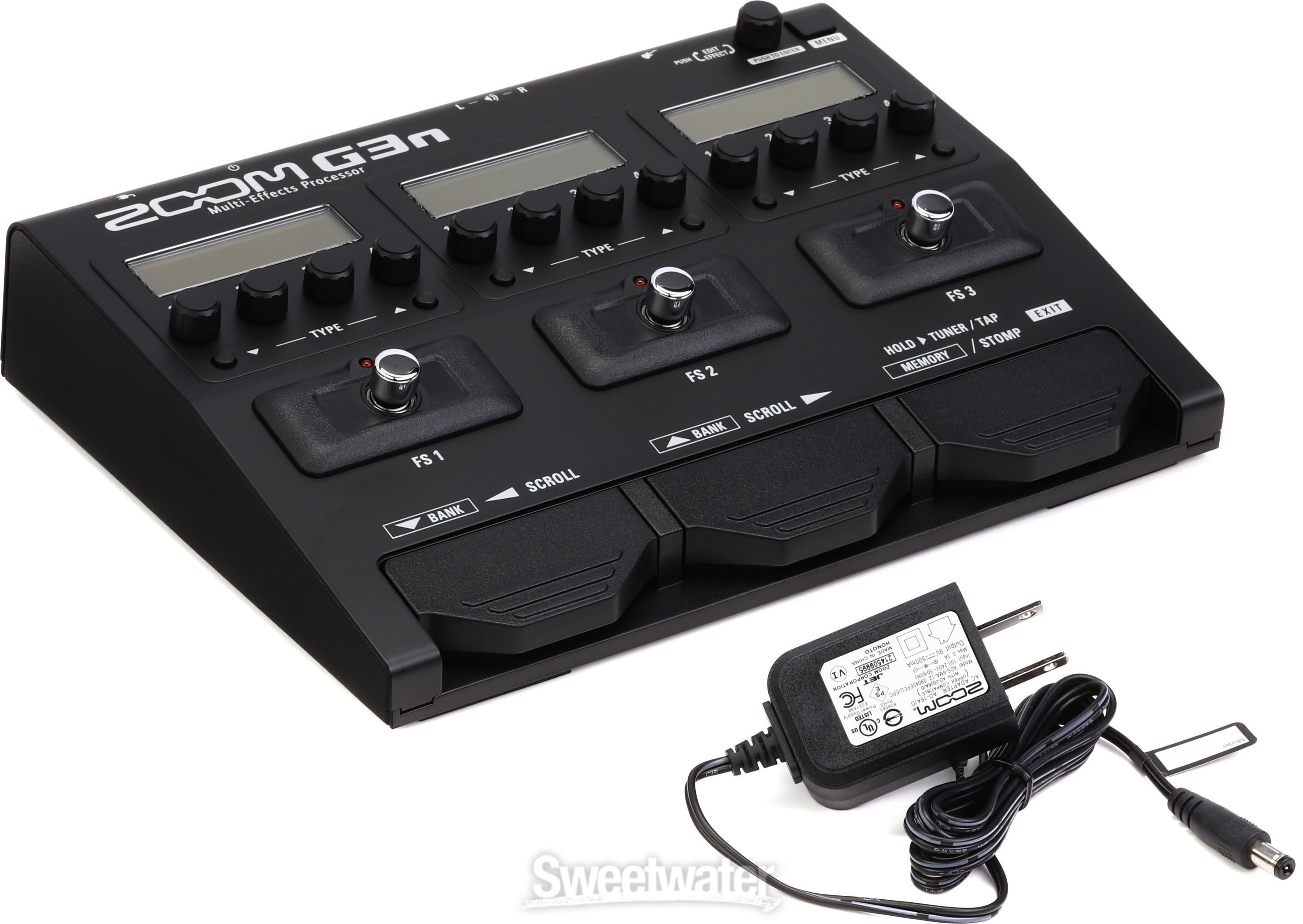 ZOOM G3n Multi-Effects Processor アダプター付-