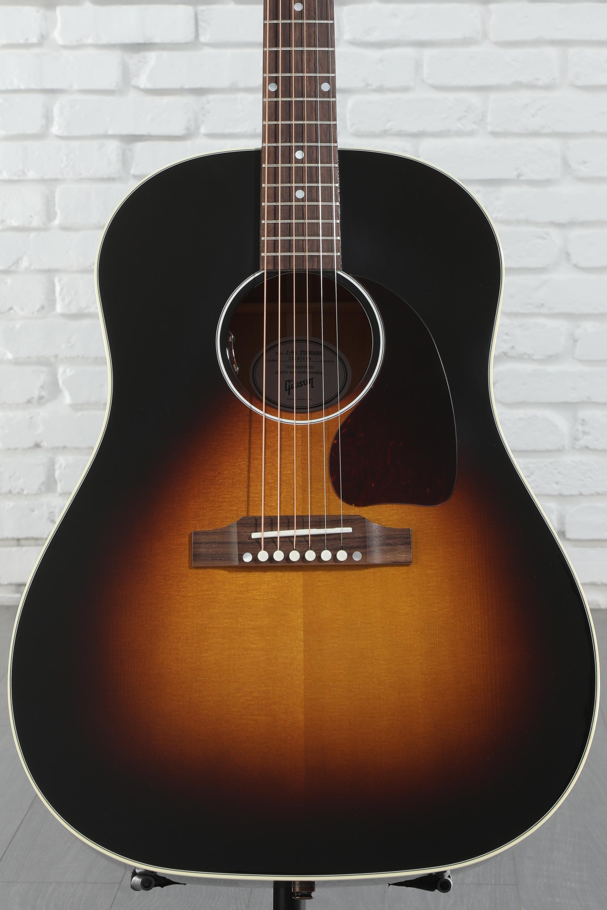 Gibson Acoustic Used Gibson Acoustic J-45 Standard Rosewood Acoustic-Electric Guitar - Vintage Sunburst