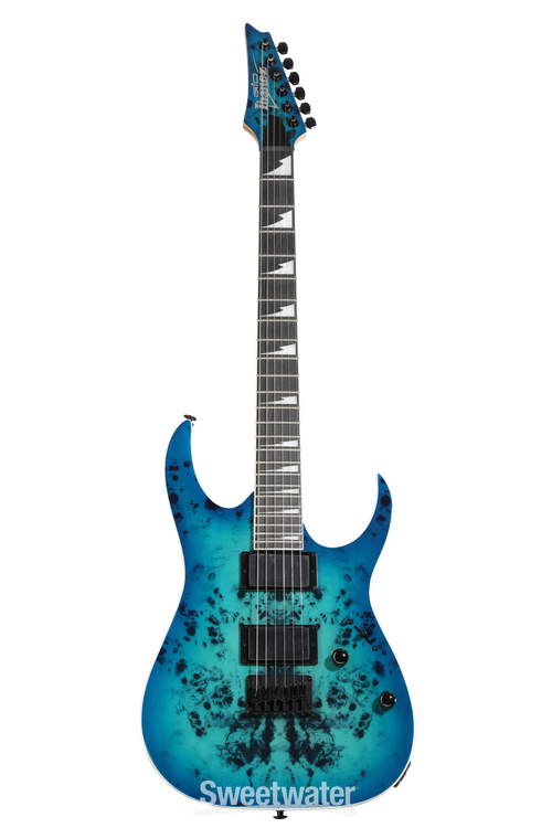 Ibanez GIO GRGR221PA Electric Guitar - Aqua Burst | Sweetwater
