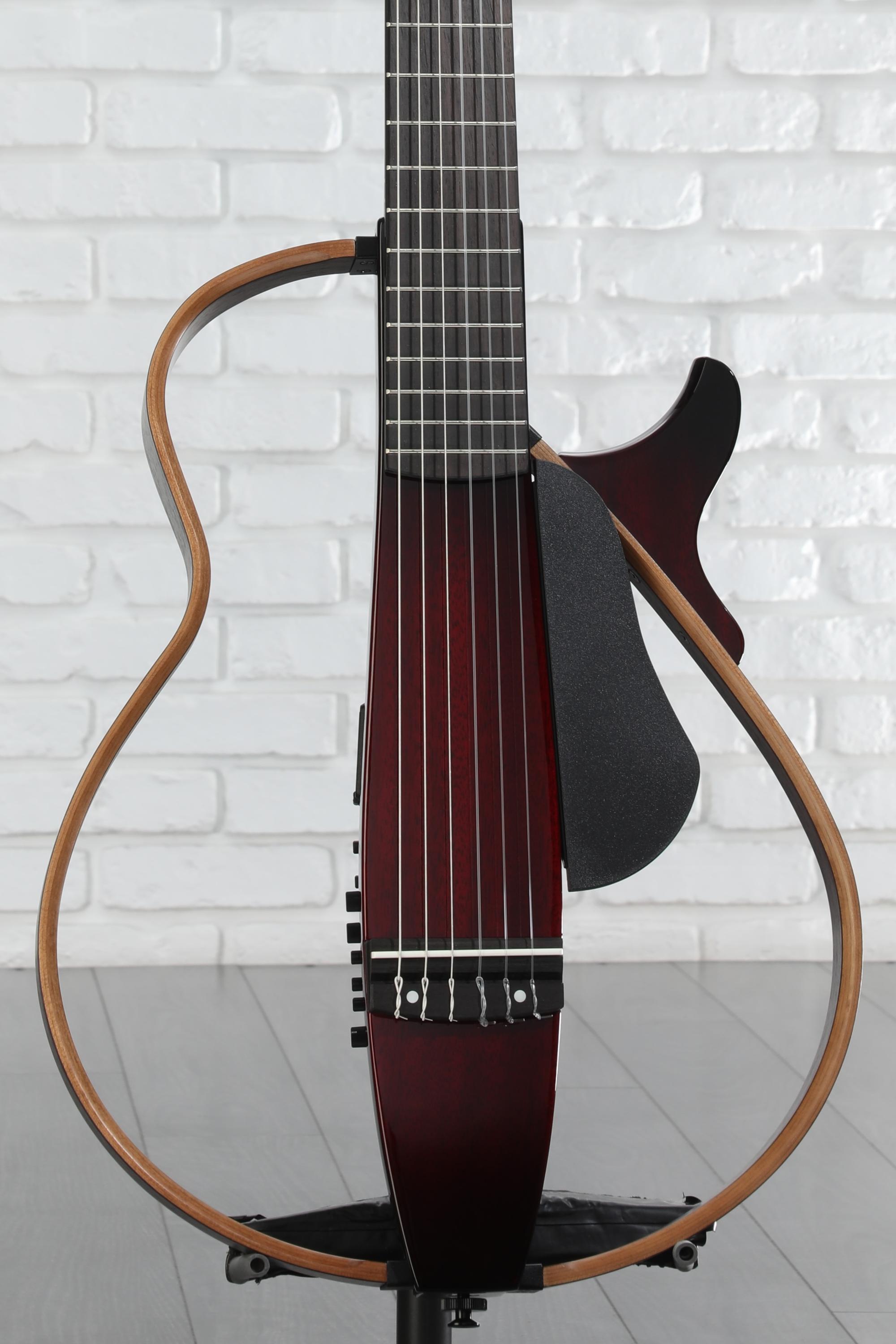 Amazon.com: Yamaha SLG200N CRB Silent Guitar, Nylon Strings