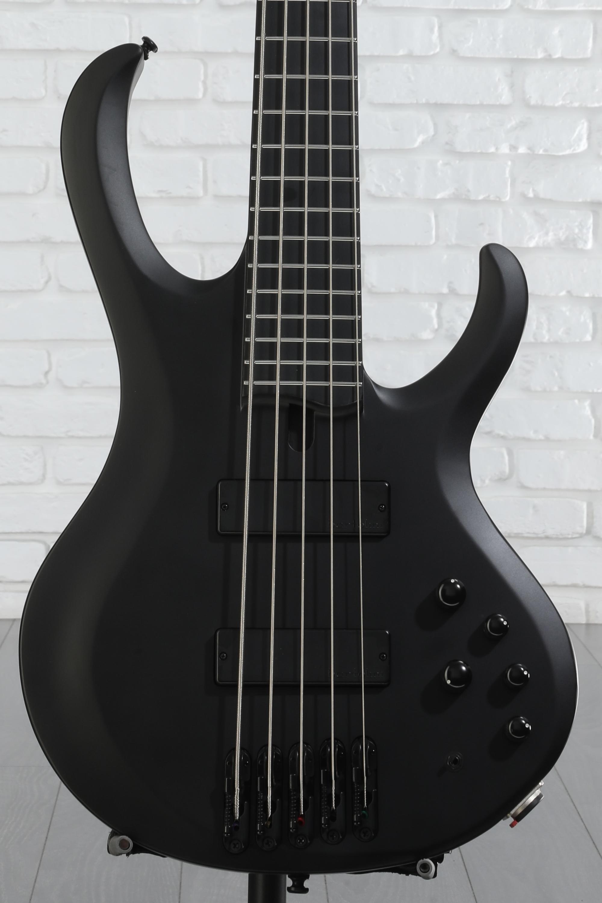 Ibanez Iron Label BTB652EX - Black Flat | Sweetwater