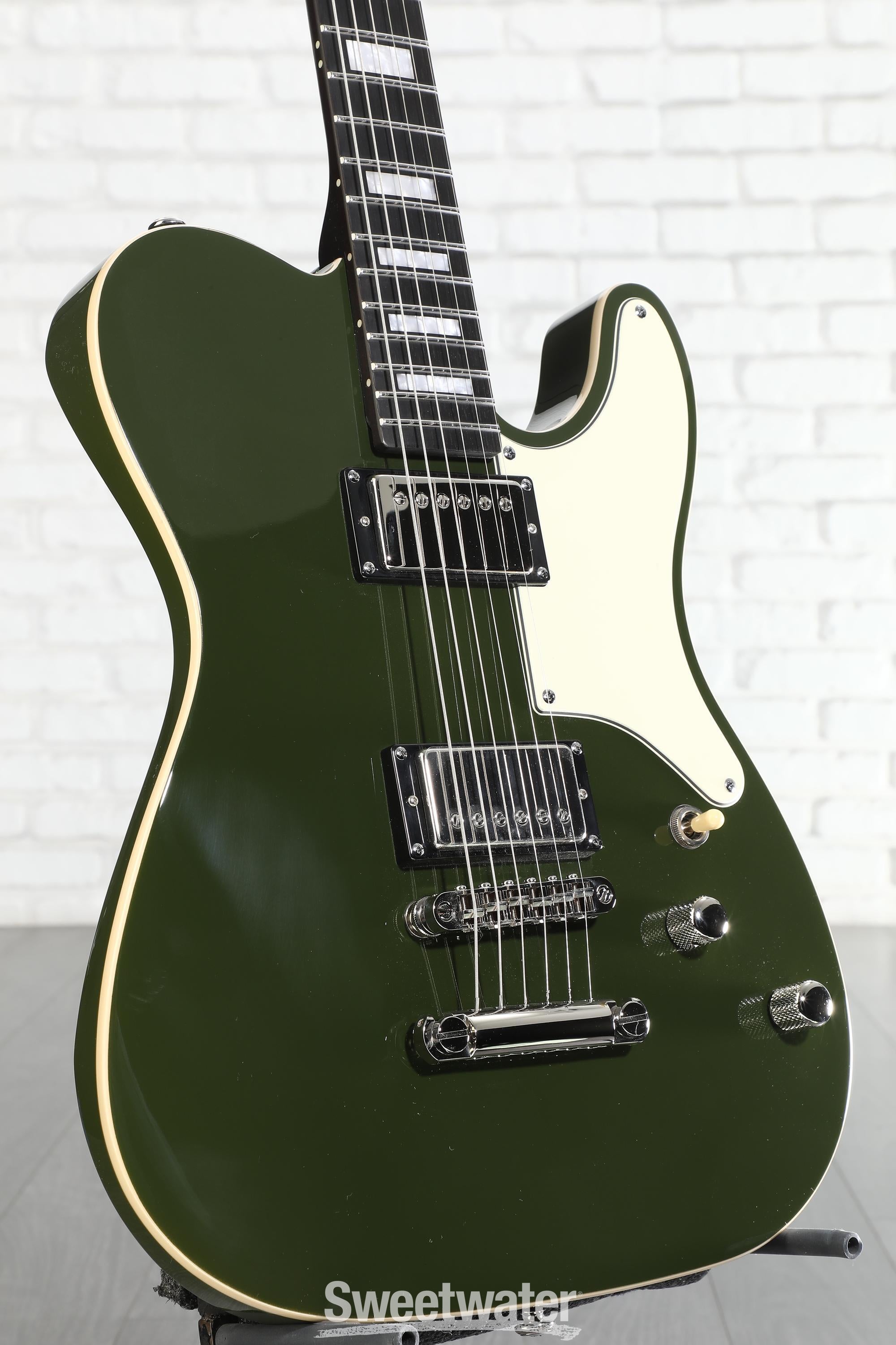 Schecter Jack Fowler PT Signature Electric Guitar - Drab Green