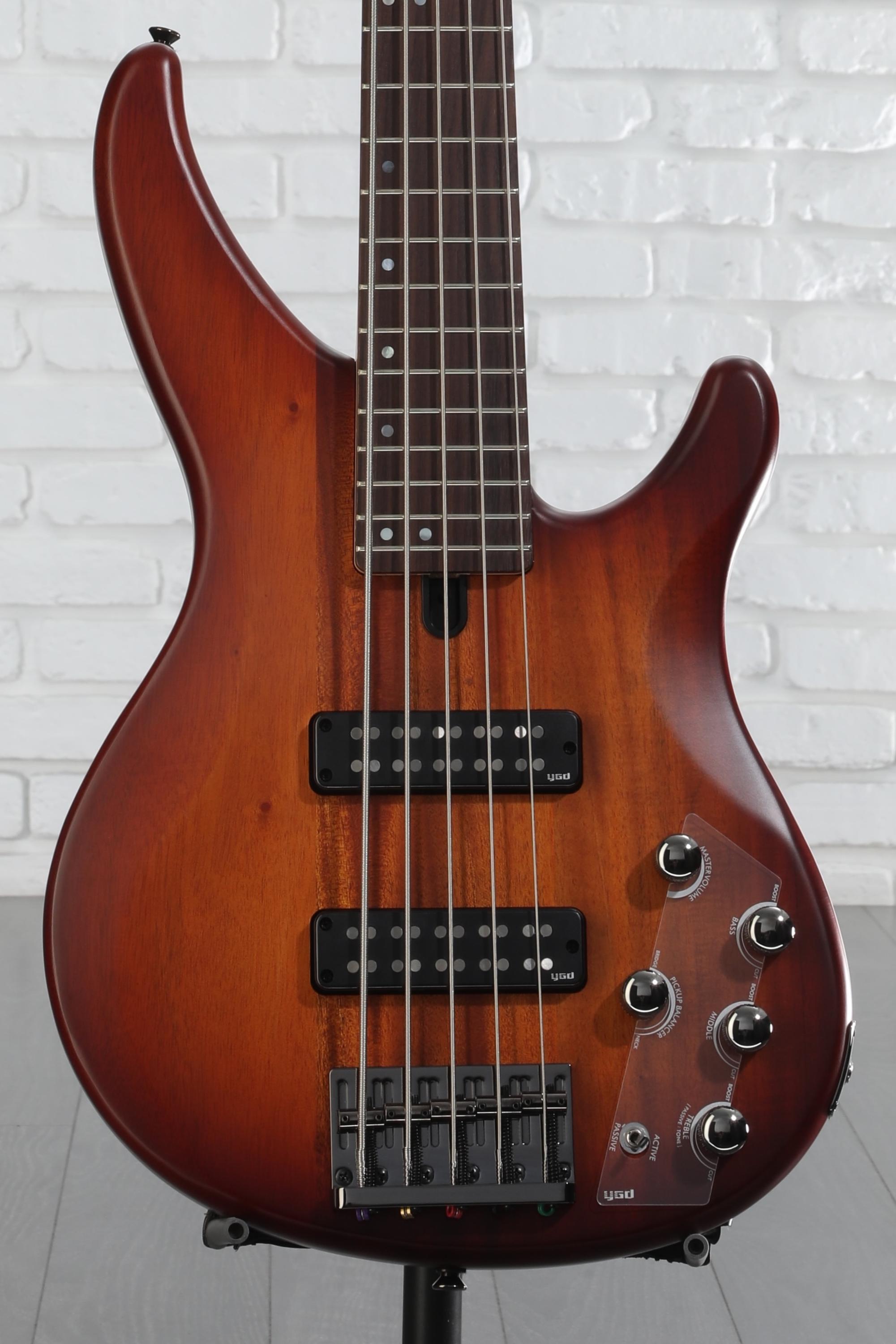 Yamaha TRBX505 5-string Bass Guitar - Brick Burst | Sweetwater