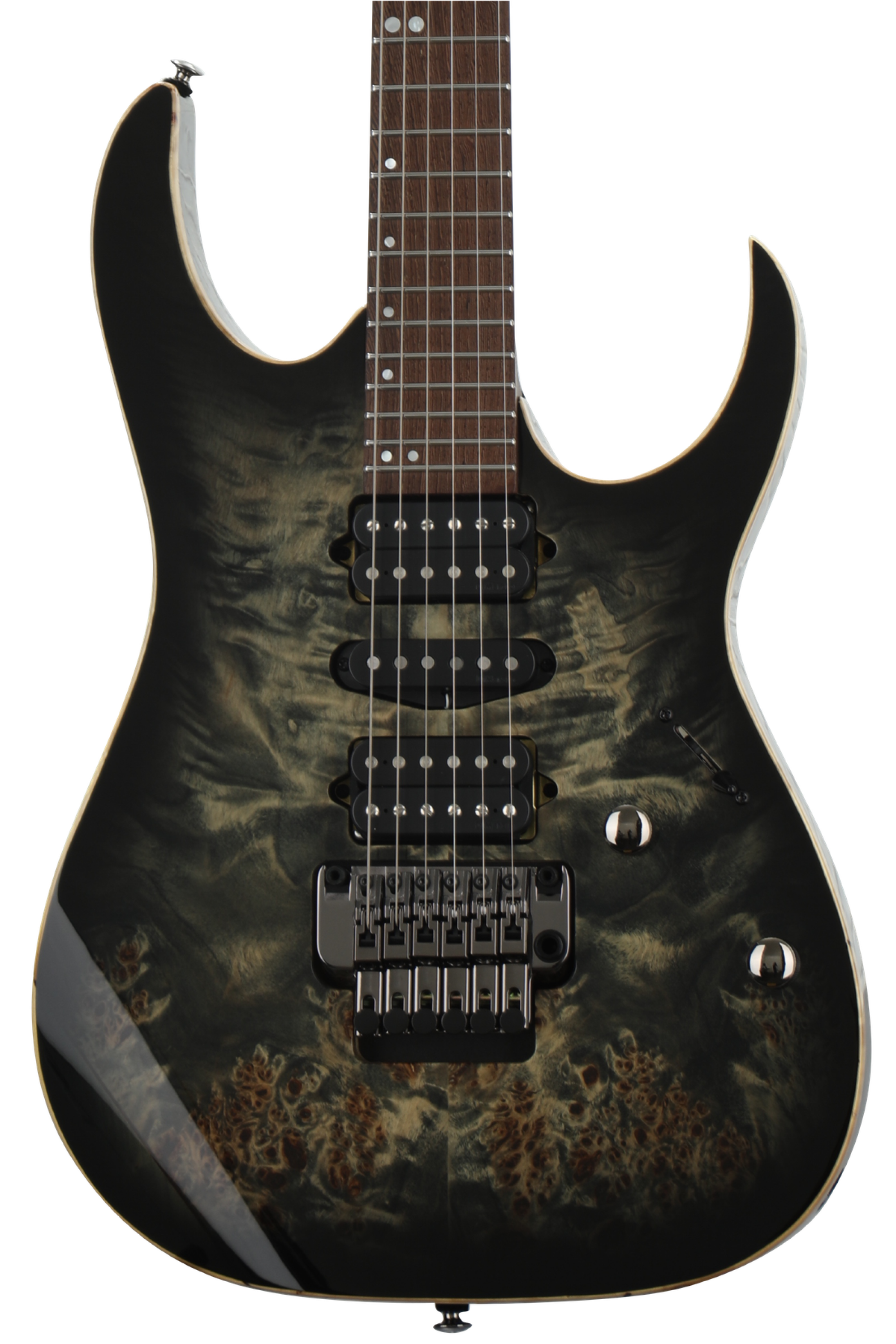 Ibanez RG Premium RG1070PBZ - Charcoal Black Burst | Sweetwater