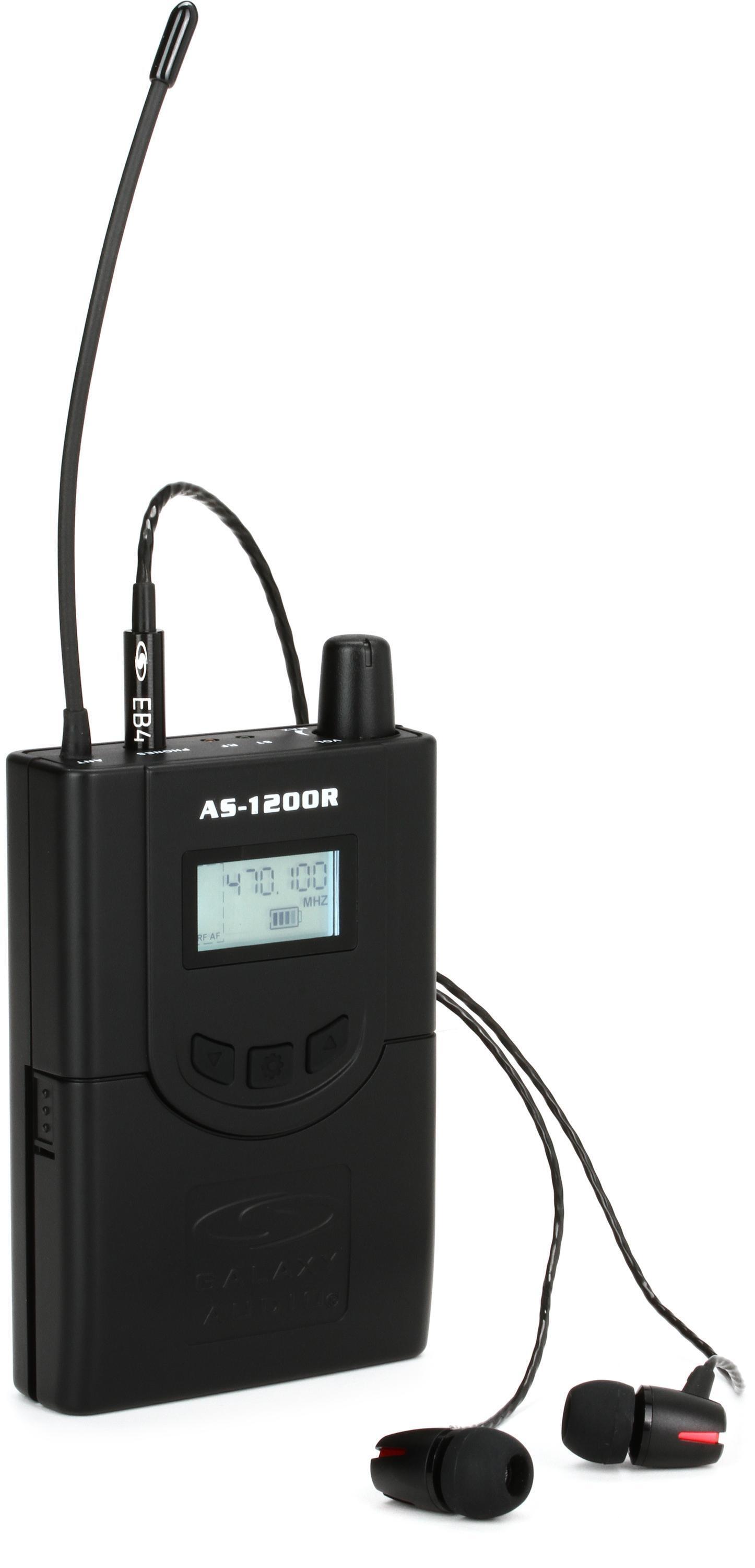 Photo of Galaxy Audio AS-1200RP4 Wireless In-ear Monitor Receiver - P4 Band