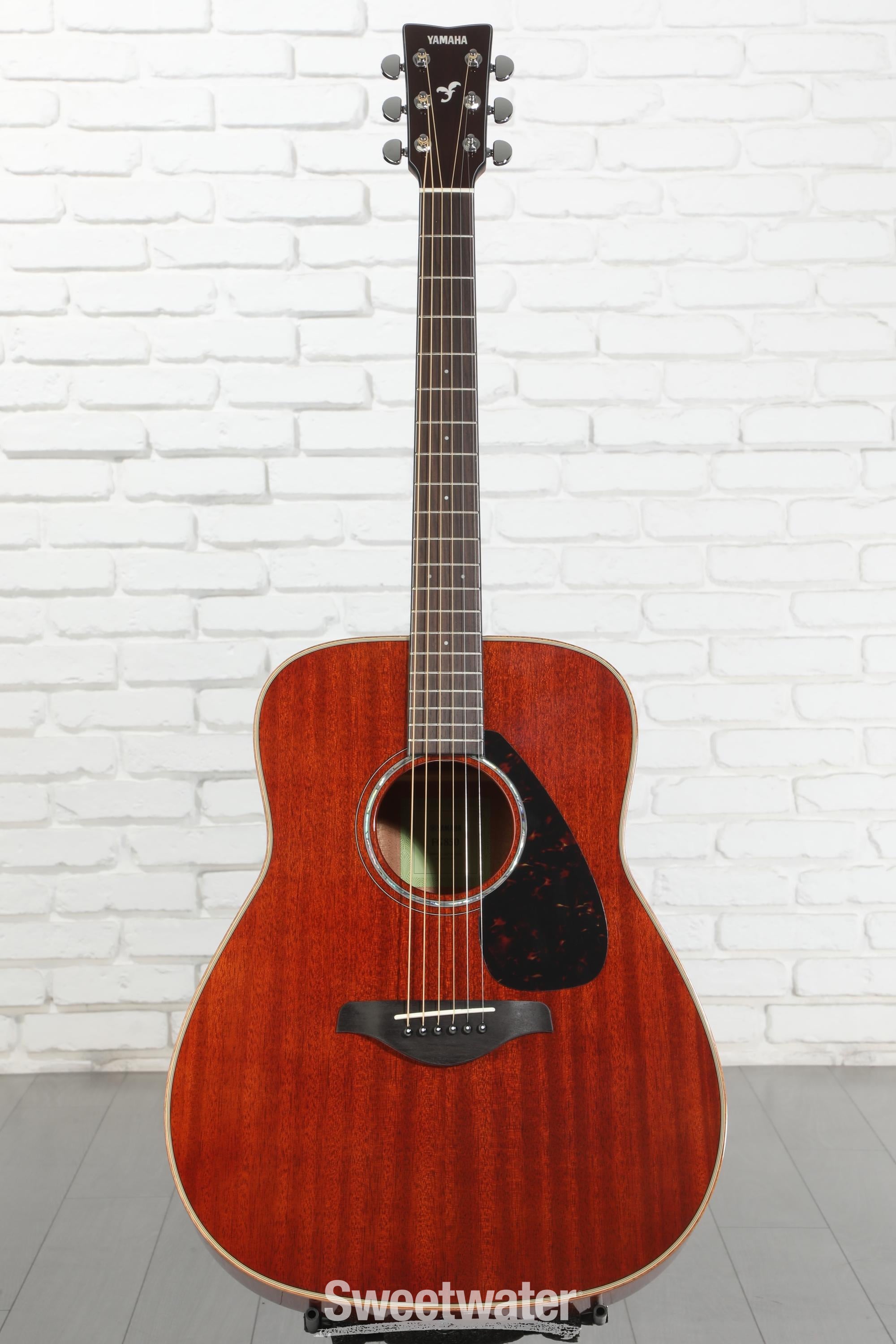 Yamaha FG850 Dreadnought Acoustic Guitar - Natural | Sweetwater