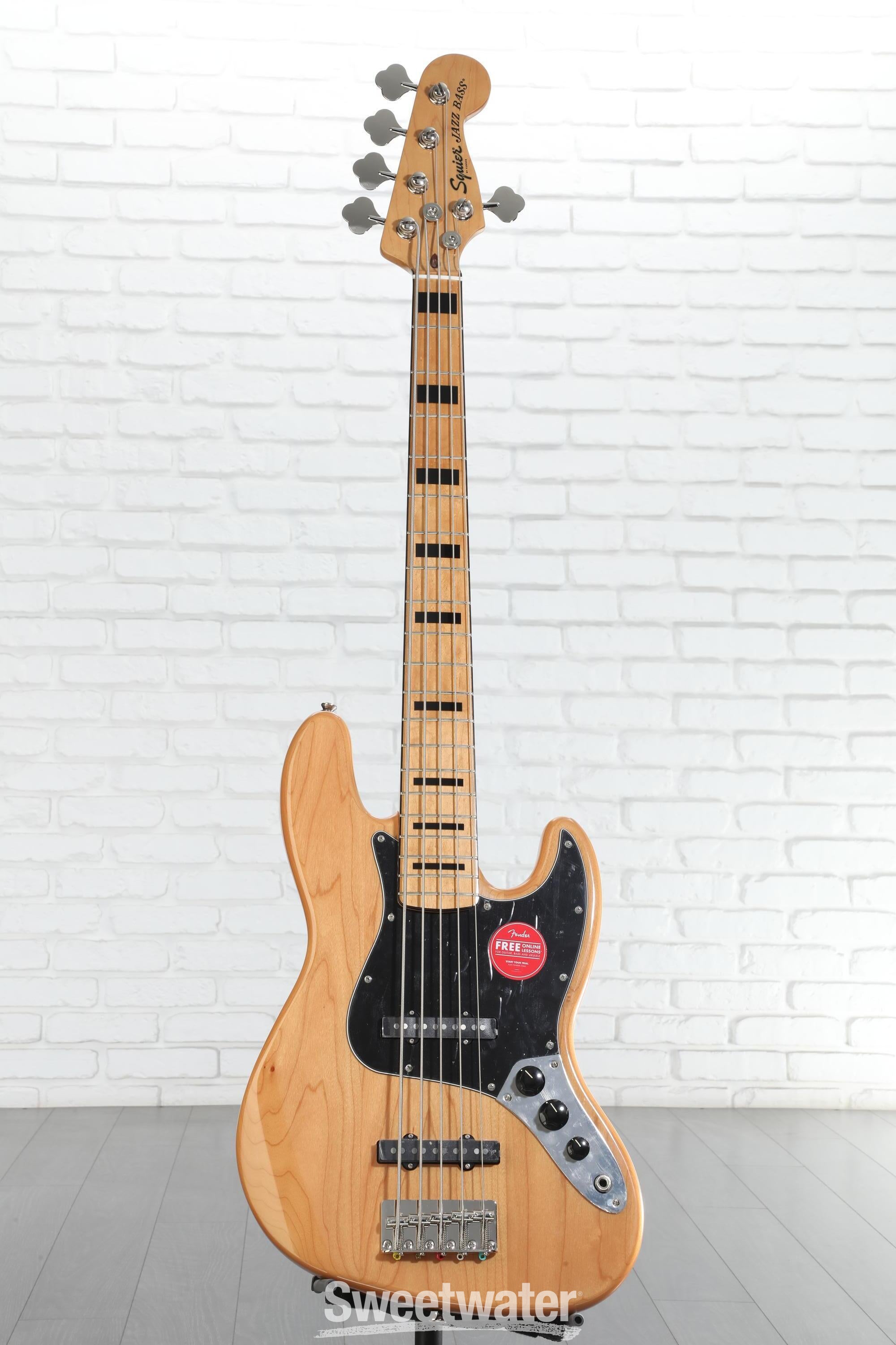 新品級 squier classic vibe '70s jazz bass Amazon.com: Squier Classic Vibe 70s Jazz Bass, Natural, Maple