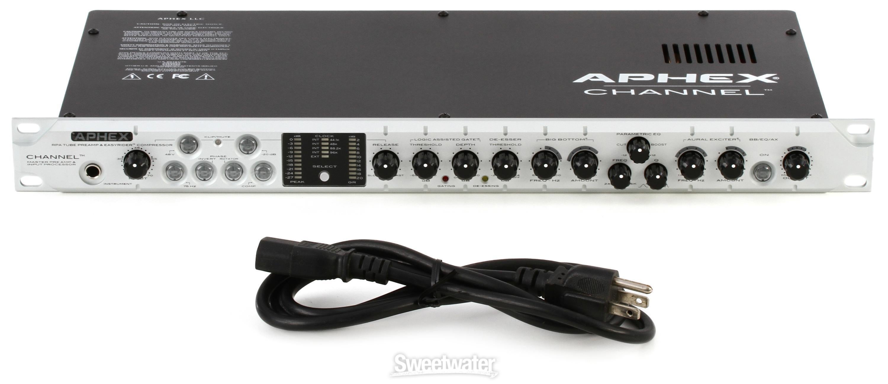 Aphex Channel Tube Microphone Preamp and Aural Exciter | Sweetwater