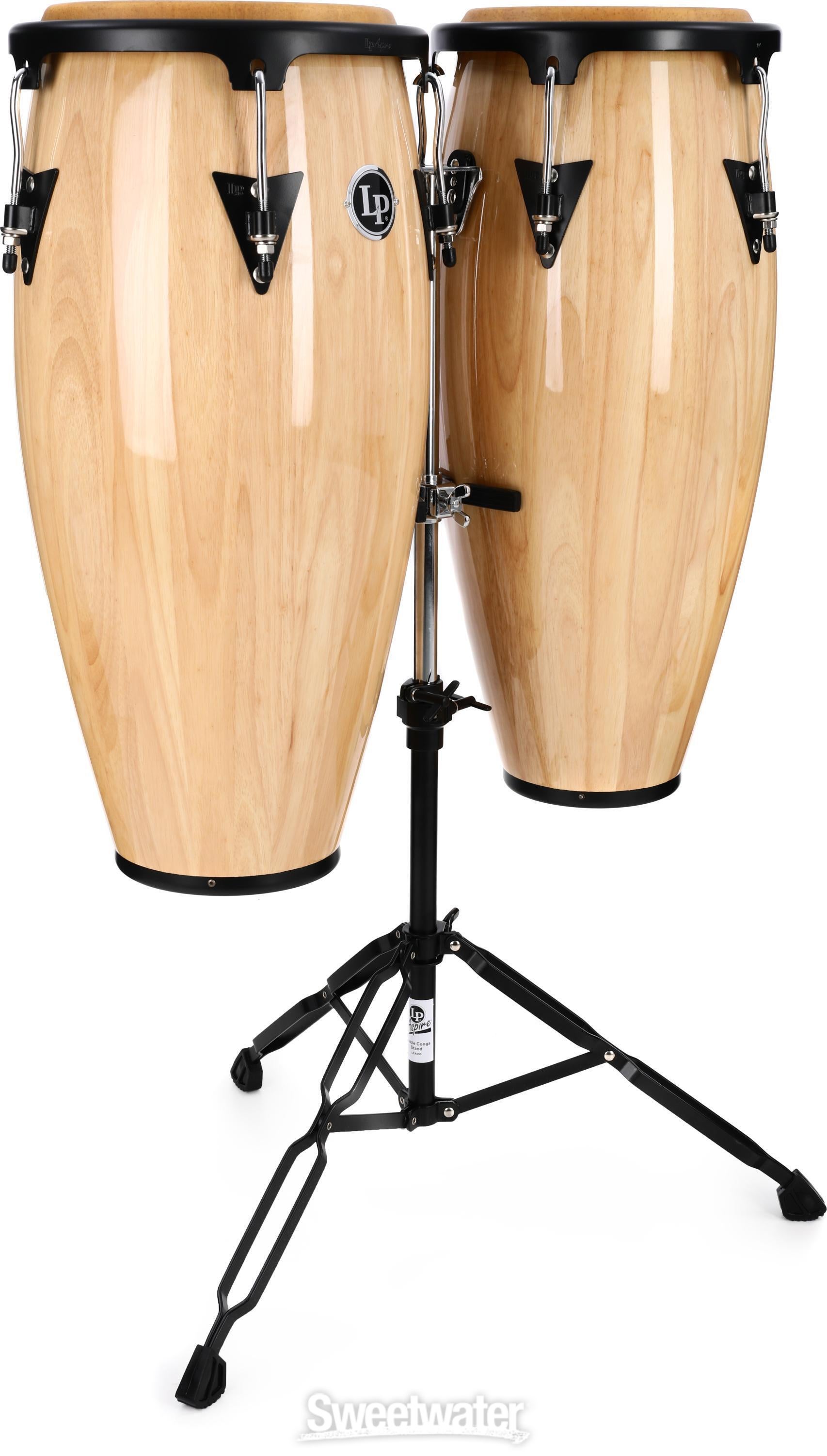 Latin Percussion Aspire Wood Conga Set - 10/11 inch Natural