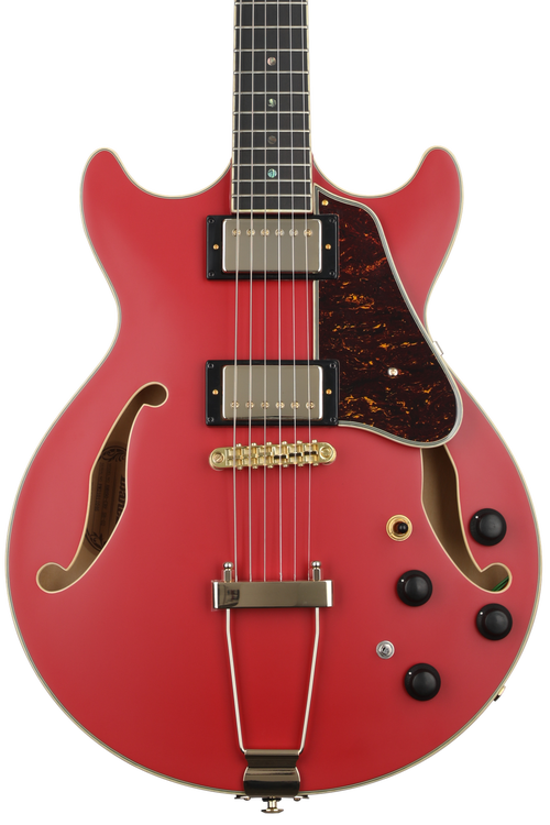 Ibanez Artcore Expressionist AMH90 Hollowbody Electric Guitar - Cherry Red  Flat