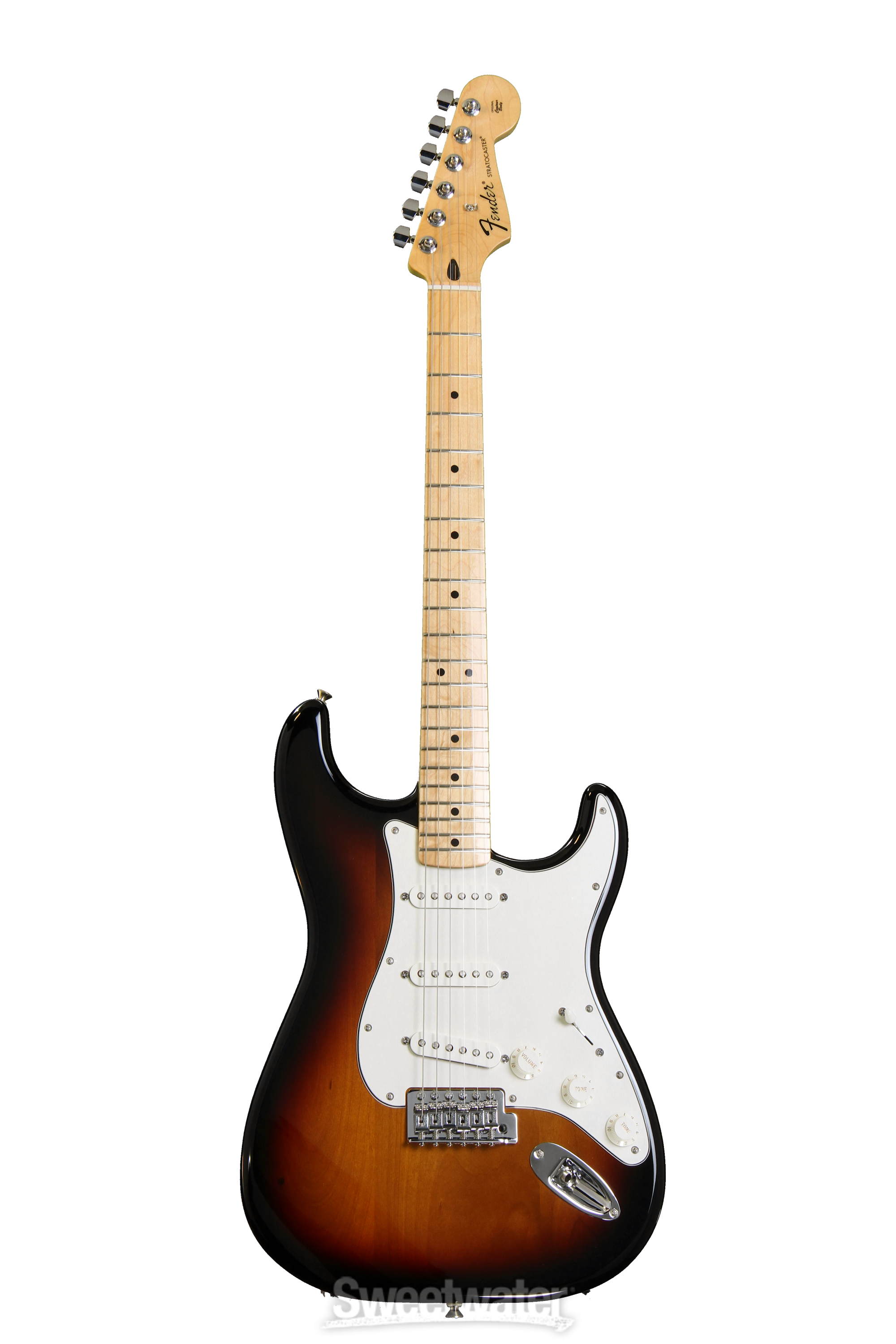 Fender Standard Stratocaster - Brown Sunburst with Maple Fingerboard  Reviews | Sweetwater