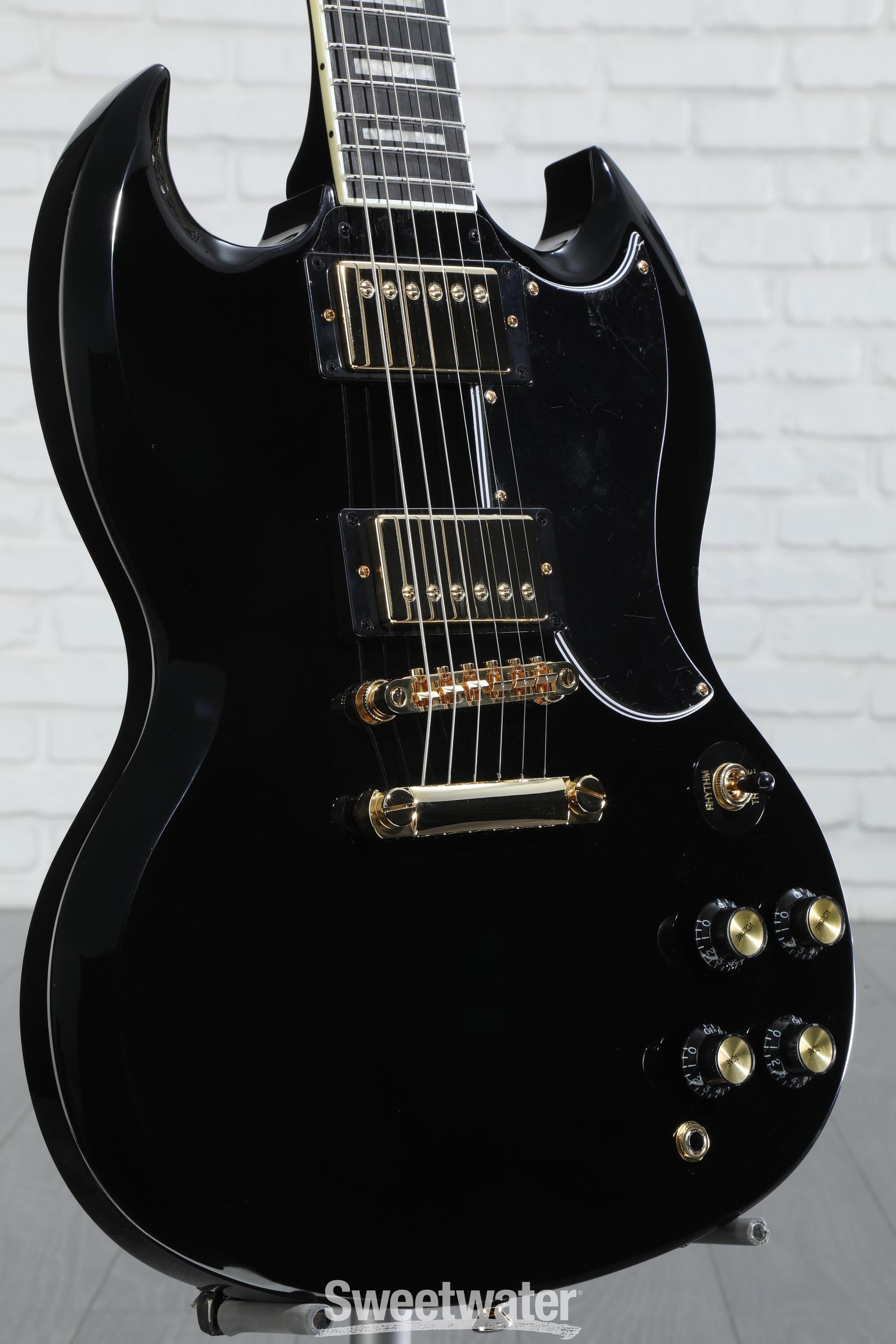 Epiphone SG Custom Electric Guitar - Ebony | Sweetwater