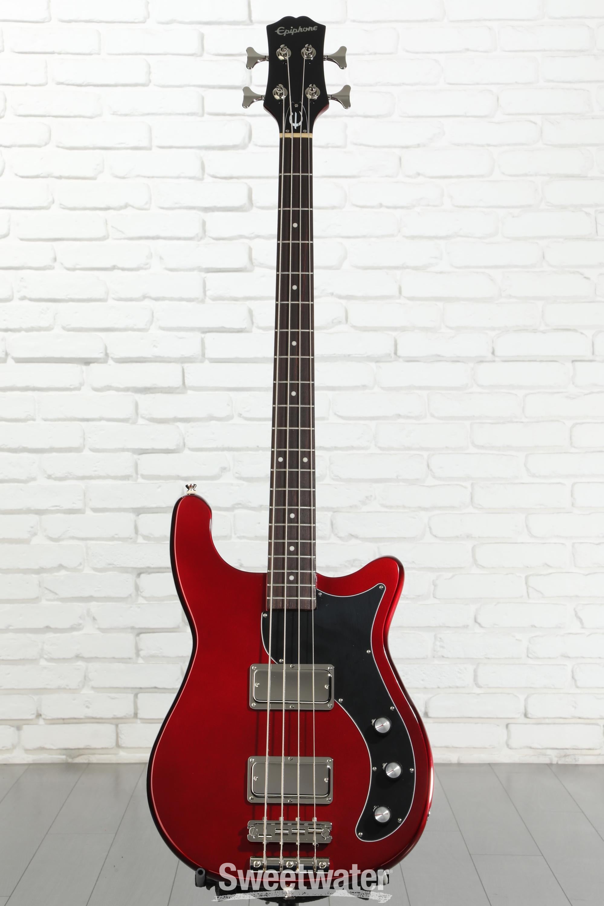 Epiphone Embassy Bass Guitar - Sparkling Burgundy | Sweetwater