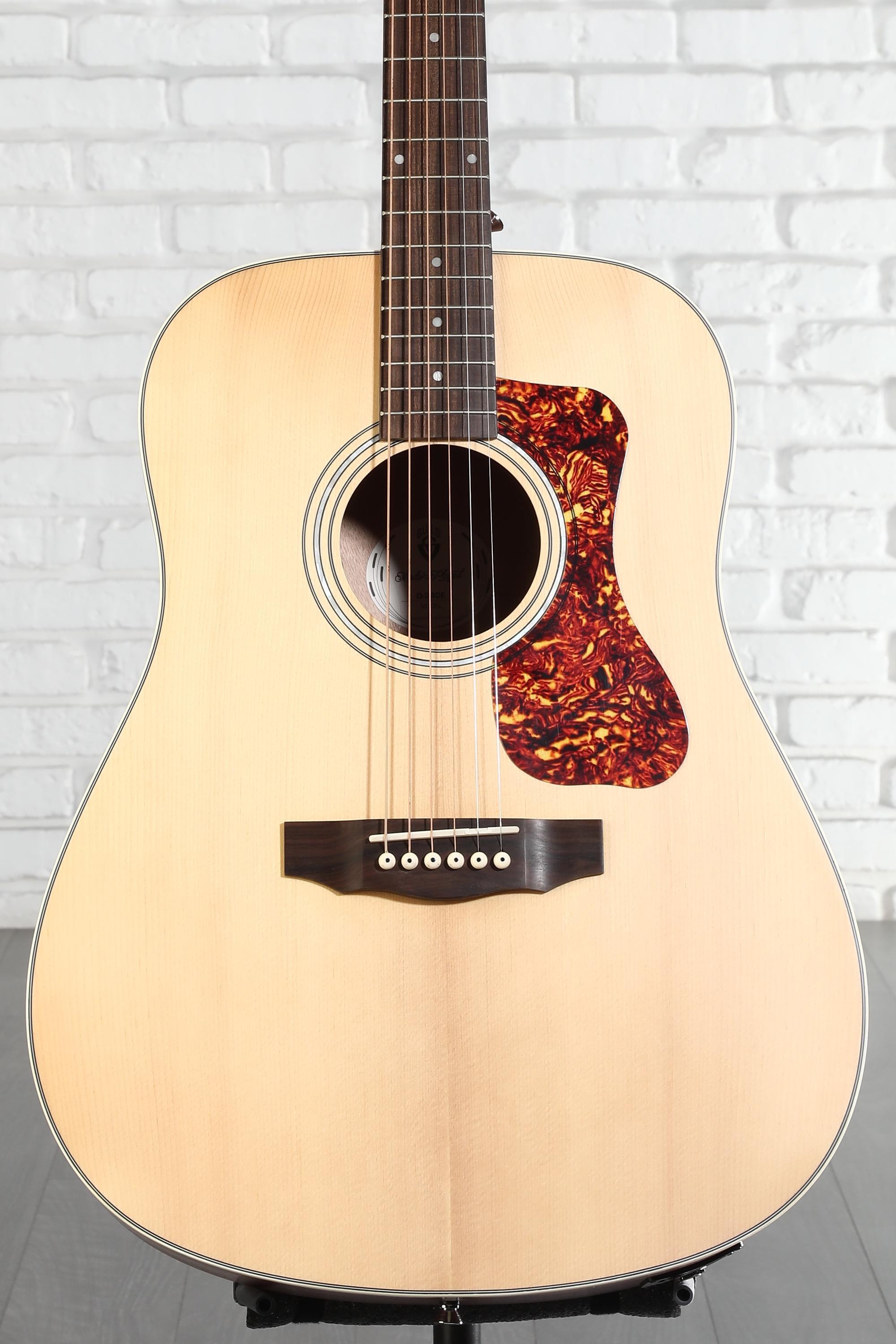 Guild D-240E Acoustic-Electric Guitar - Natural | Sweetwater