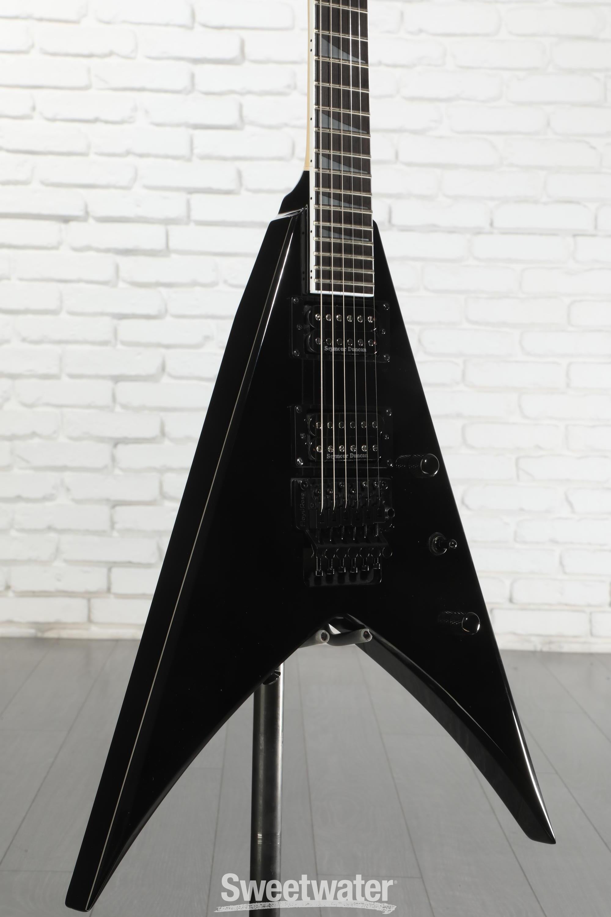 Jackson KING-V Floyd Rose　ジャクソン フライングV 黒 Jackson X King V KVXMG Electric Guitar | zZounds