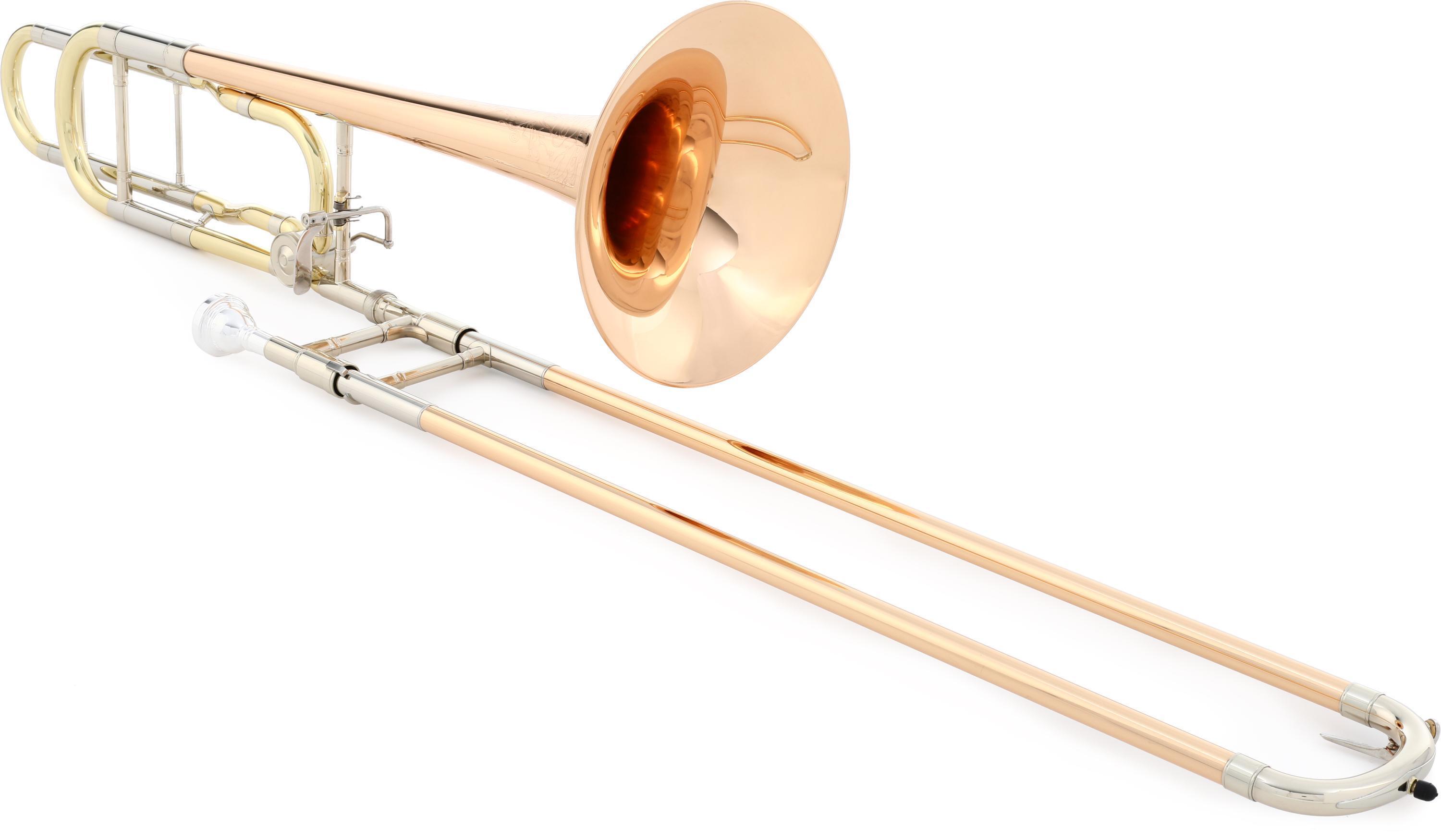 C.G. Conn 88HTO Symphony Trombone - F Attachment - Thin Wall Rose Brass  Bell - Clear Lacquer