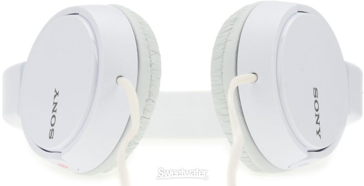 Sony MDRZX110 ZX Series Wired On-ear Headphones White Sweetwater