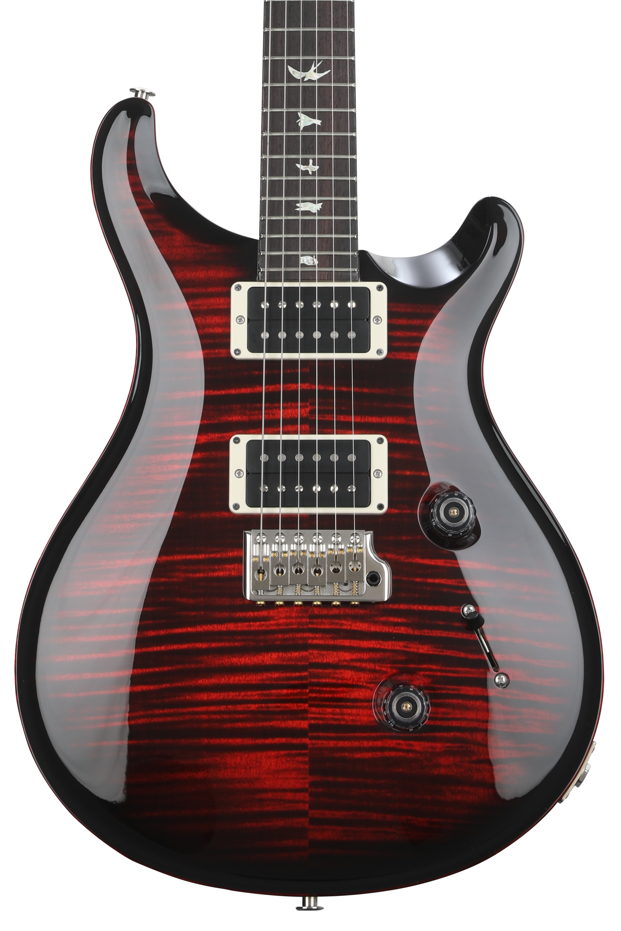 PRS Custom 24 Electric Guitar - Fire Smokeburst | Sweetwater