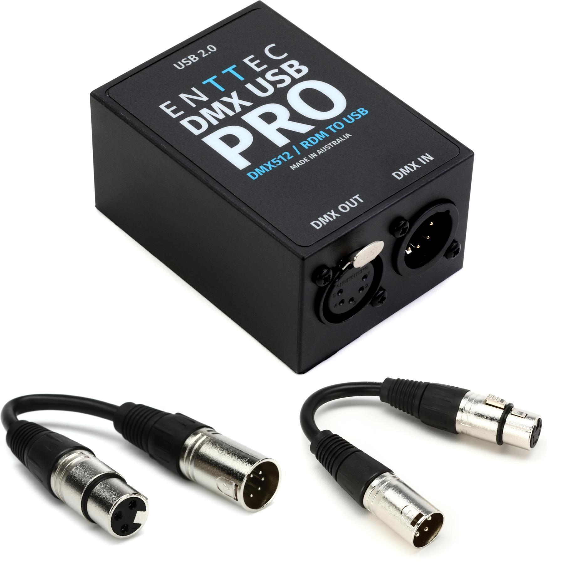 ENTTEC DMX USB PRO (ケース付き) DMX USB PRO - the industry standard for DMX to USB conversion