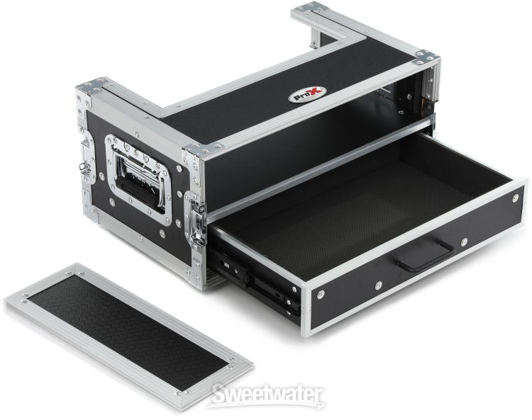 ATA Flight Case with 2U Drawer for Wireless Microphone Receiver External  Drive Modular Midi Mounting Storage
