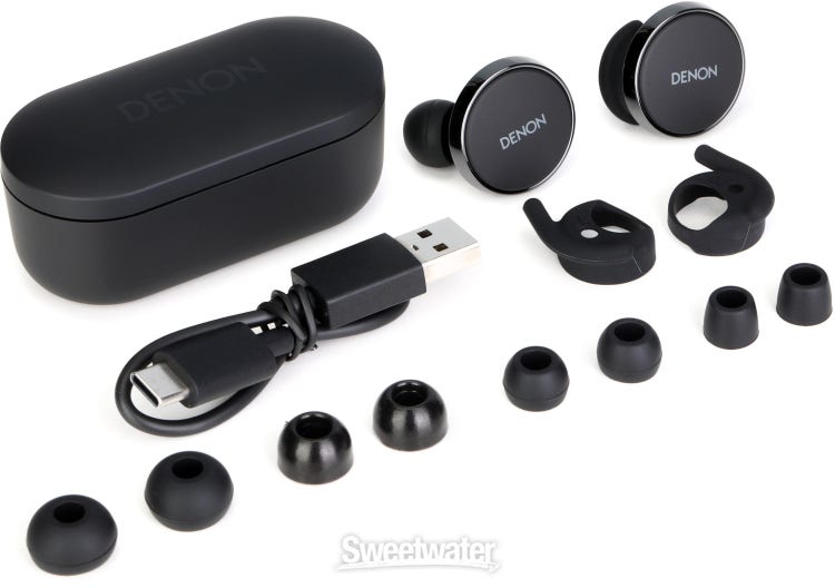 Denon AHC15PL PerL Pro True Wireless Earbuds - Black | Sweetwater 