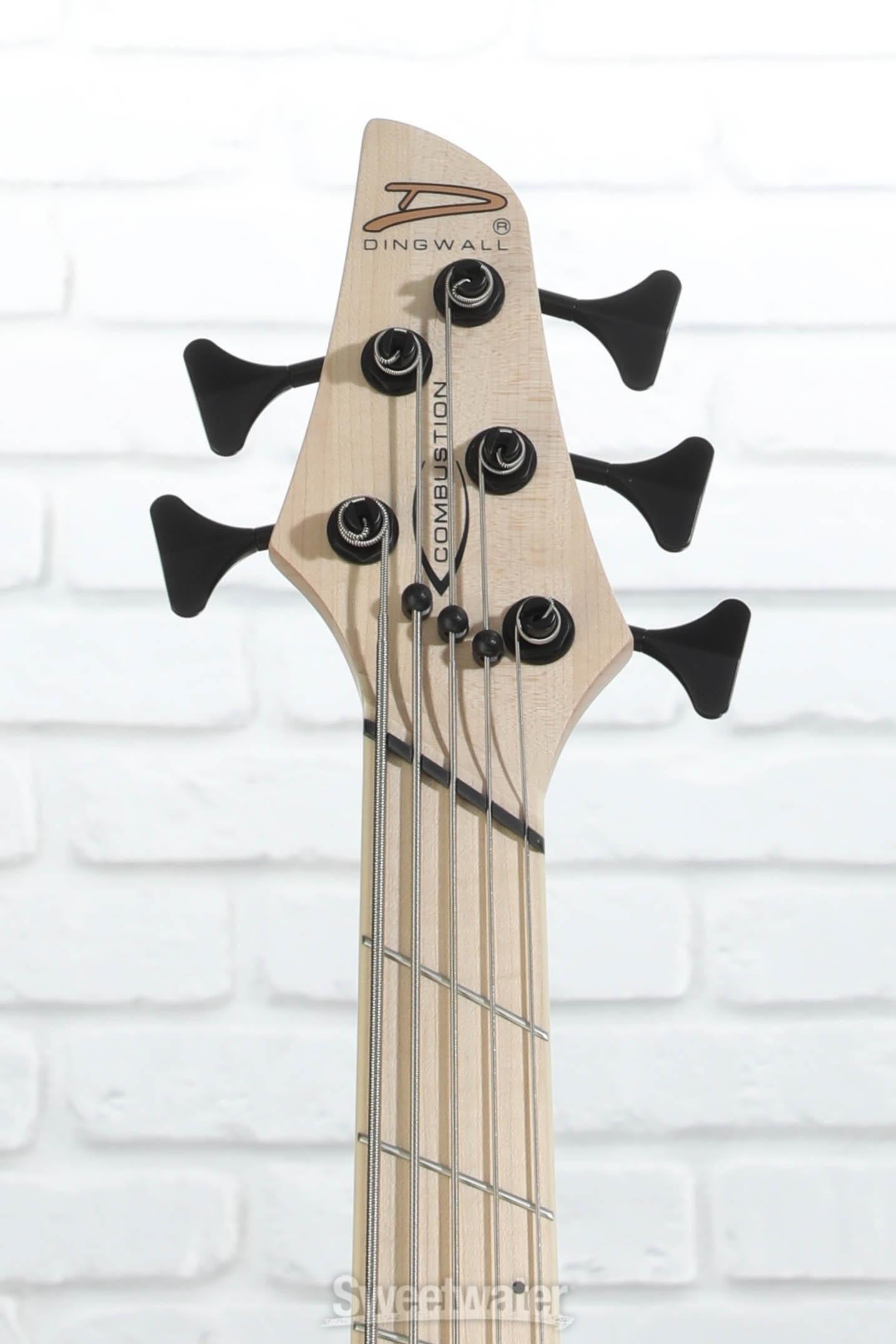Dingwall Guitars Combustion 5-string Electric Bass - Natural Ash with Maple Fingerboard