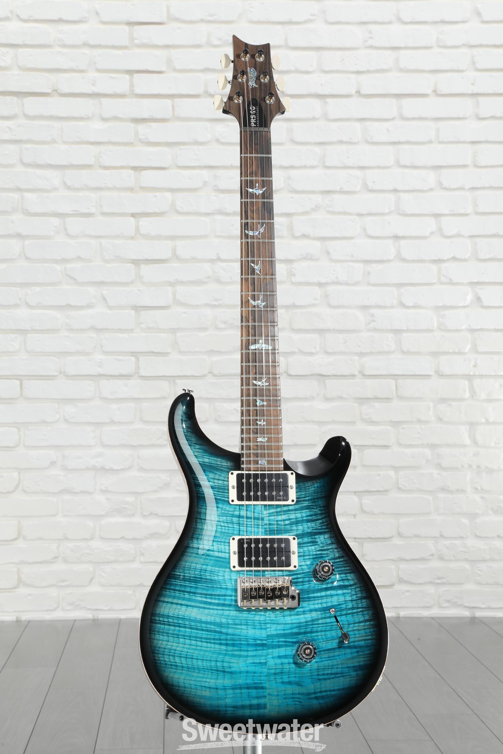 PRS Custom 24 10-Top in Faded Whale Blue 240396154 | The