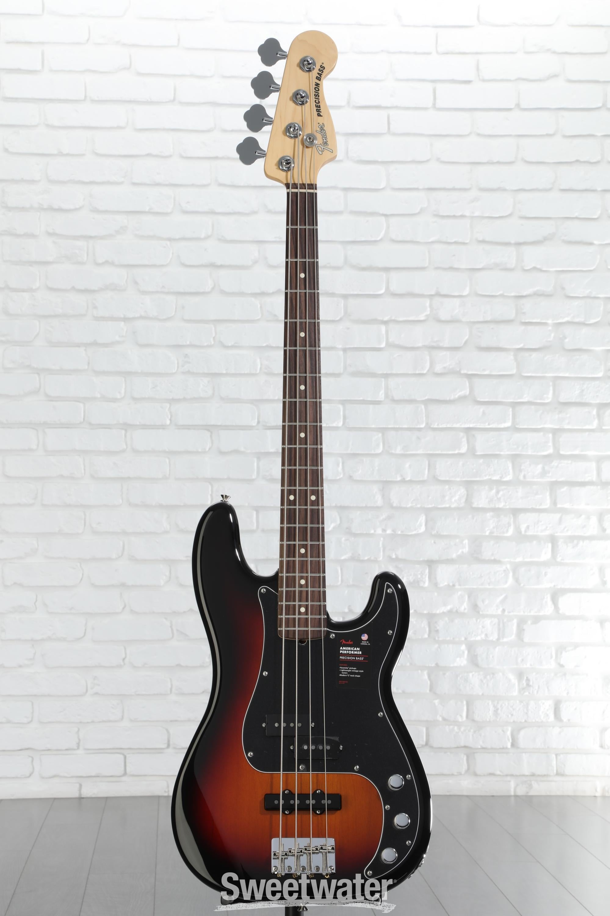 Fender American Performer Precision Bass Guitar - 3-color