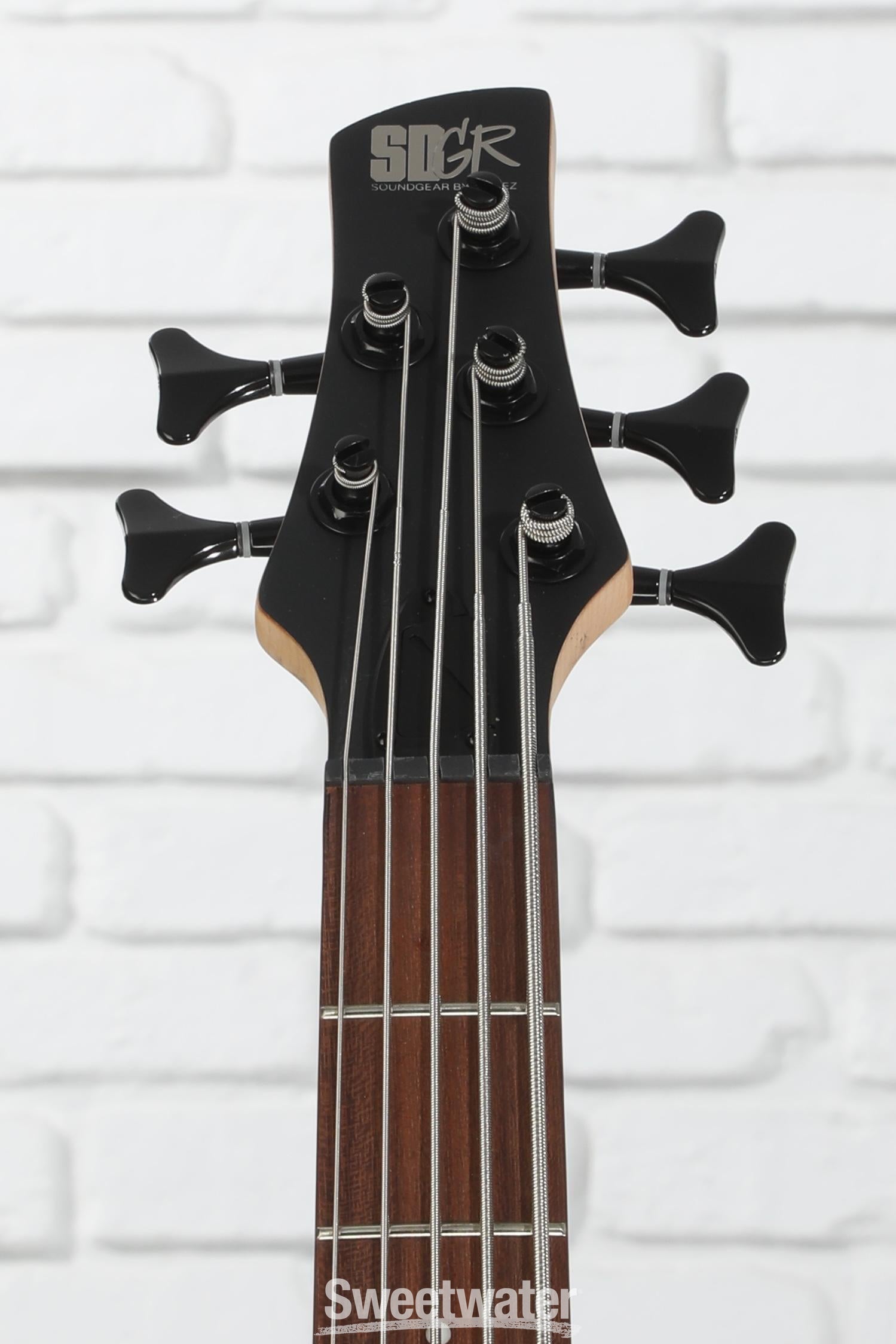 Ibanez Standard SR305EBL Left-handed Bass Guitar - Weathered Black