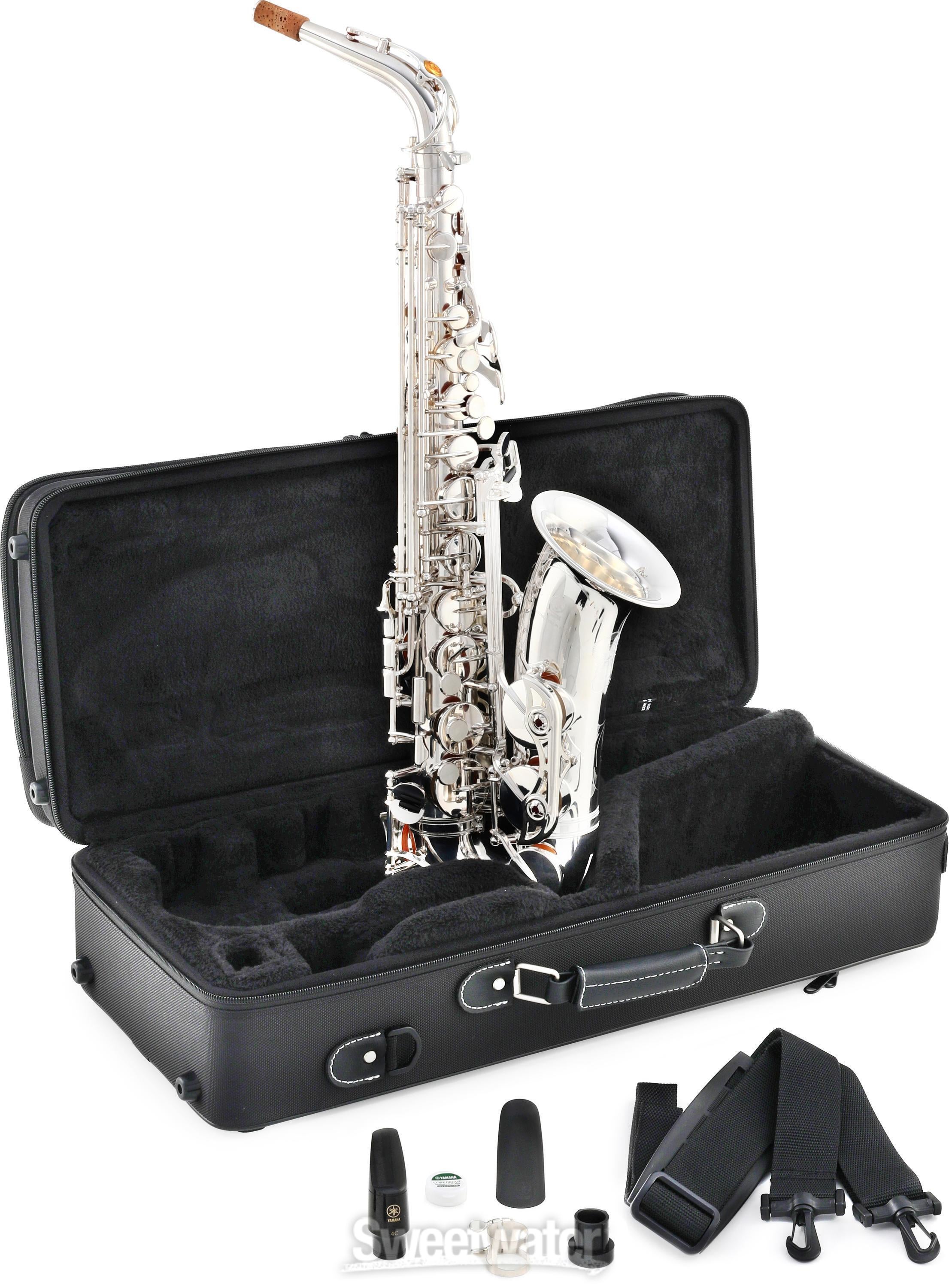 Silver plated deals alto saxophone