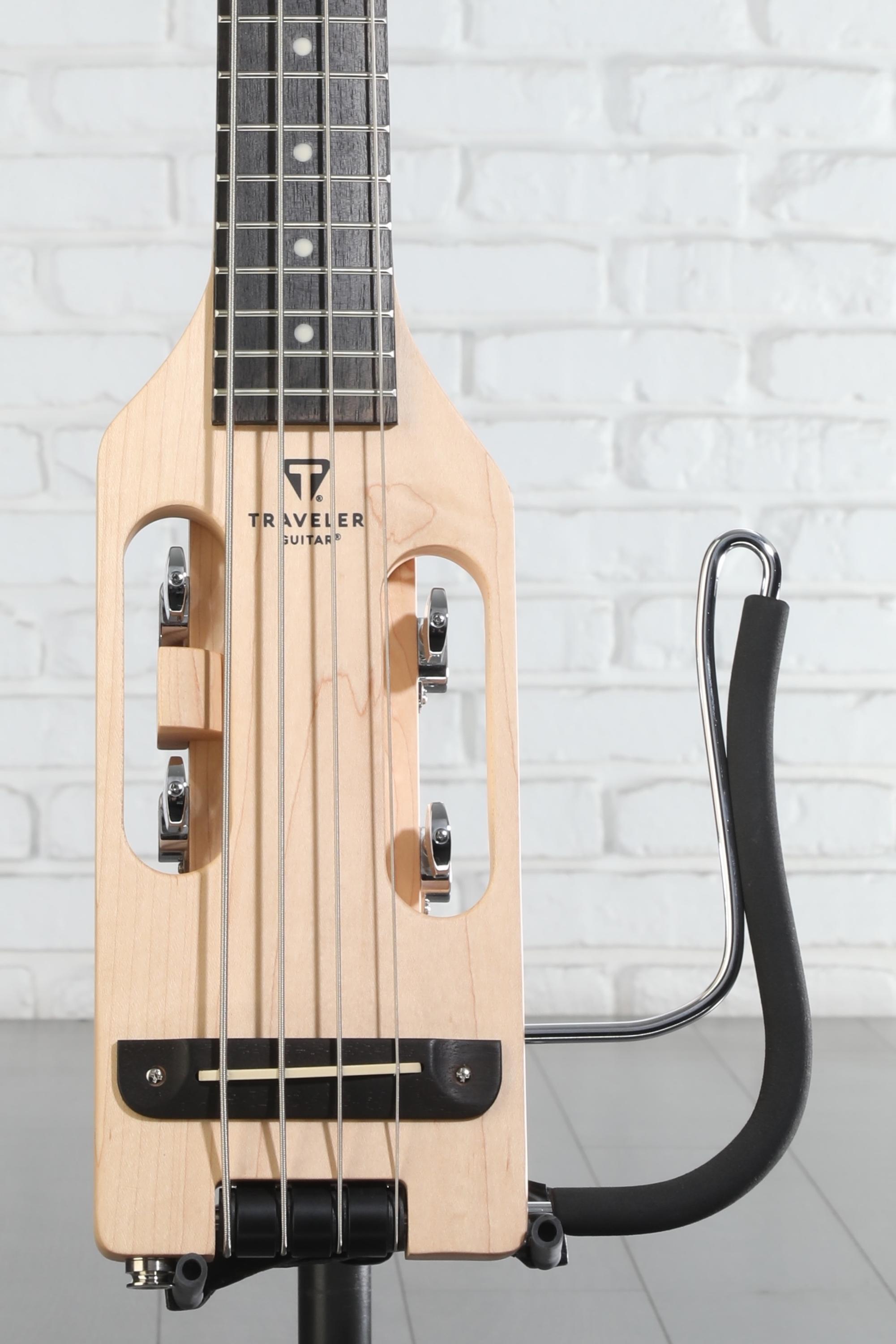 Traveler Guitar Ultra-Light Bass Guitar - Natural Maple | Sweetwater