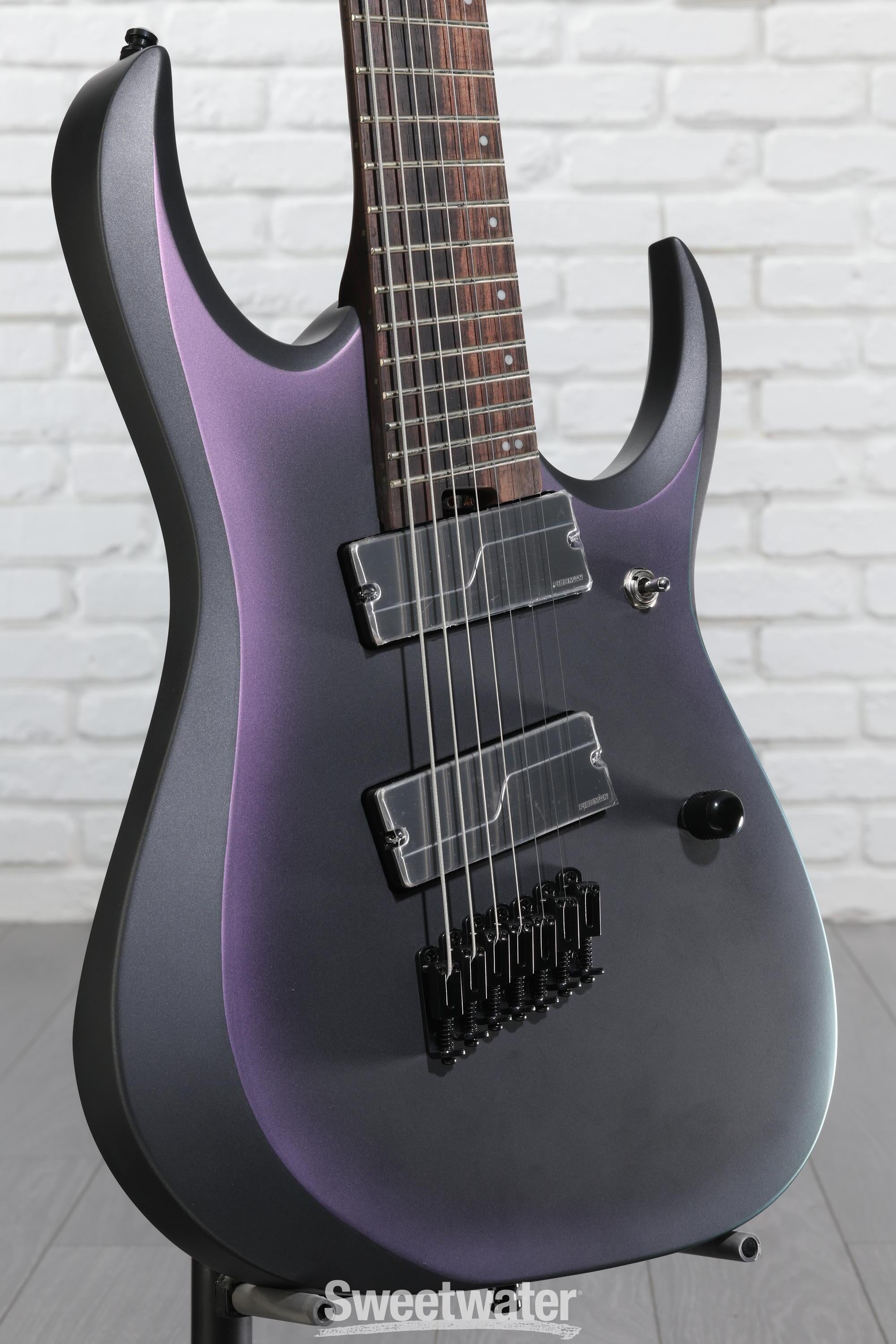 Ibanez Axion Label RGD71ALMS - Black Aurora Burst Matte | Sweetwater