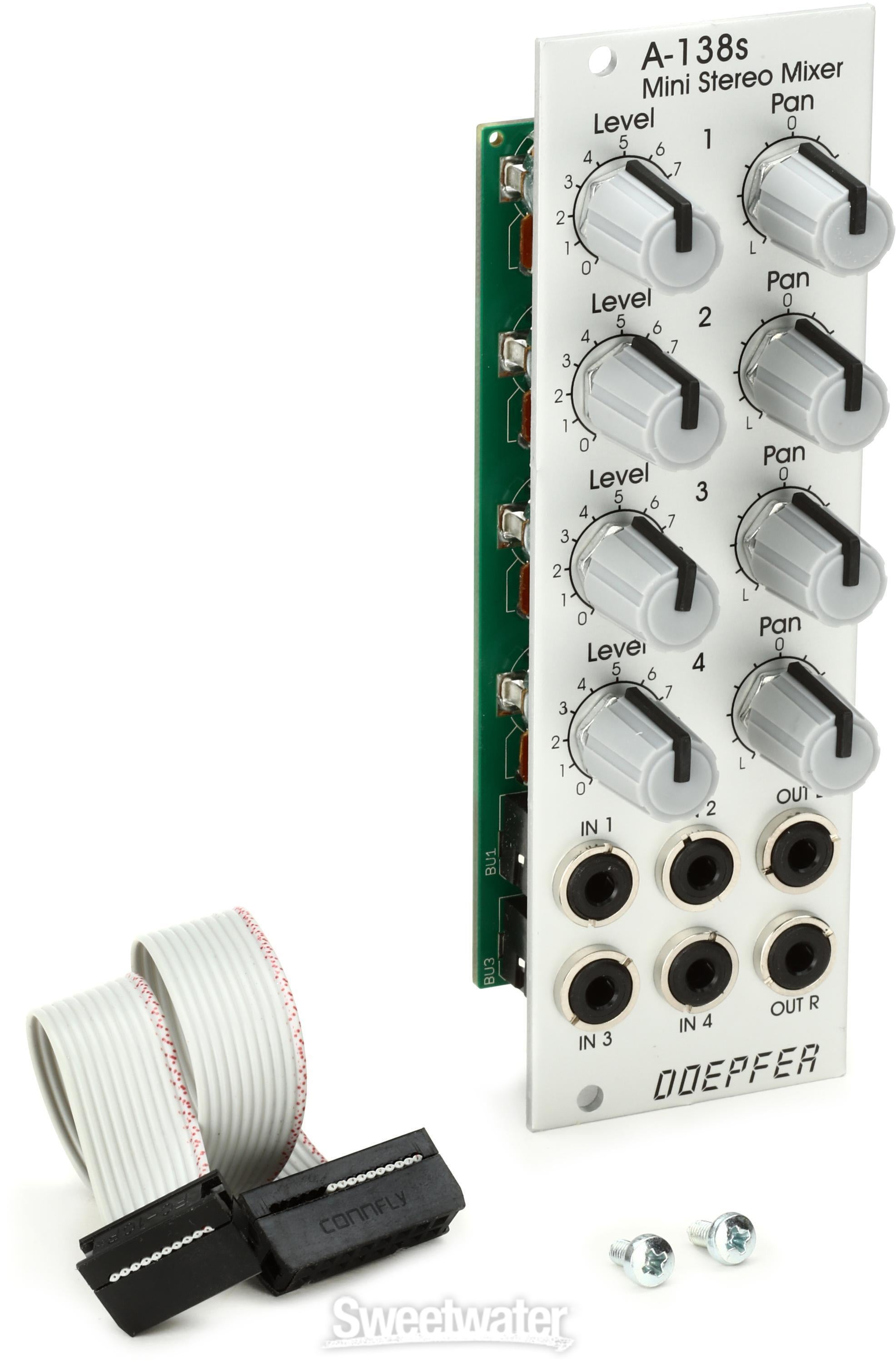 Doepfer A-138s Mini Stereo Mixer Eurorack Module - Standard