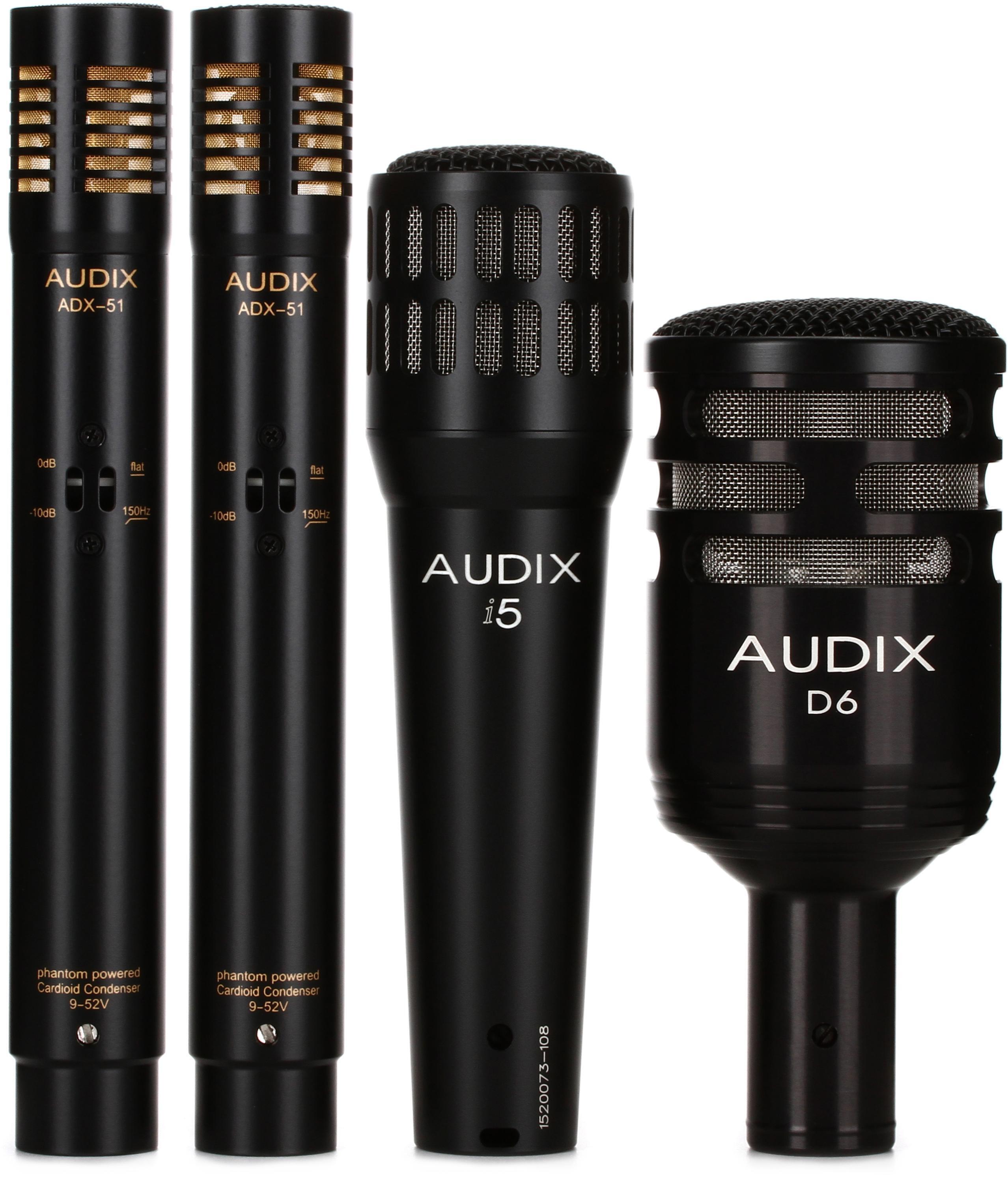 Package　DP　Audix　4-Piece　Microphone　Quad　Drum　Sweetwater